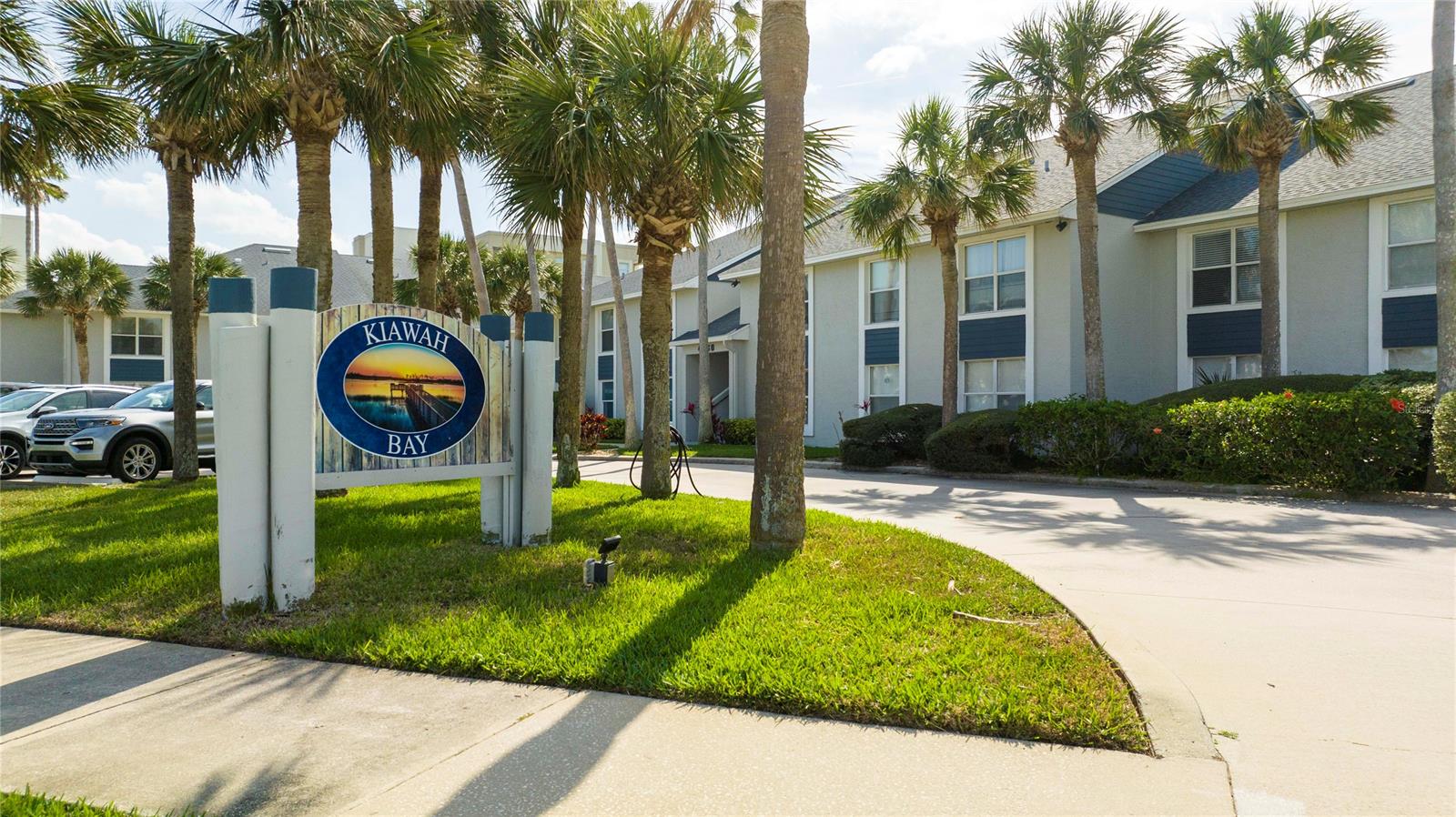 Located in a two-story building this 2 bed and 2 bath condo offers you the opportunity to enjoy being across from the beach and sitting directly on the back waters of highly-sought New Smyrna beach. Walk past the building to enjoy the pool and step out onto the pier to catch panoramic views of the sunset colors, go fishing, go kayaking or paddle boarding. Condo comes completely furnished, just bring your toothbrush and flip flops to start enjoying sunny Florida . Want to bring your boat? No problem. Kiawah Bay has designated parking spots for boats, trailers and motorcycles. No damages from recent storms. Schedule your showing today. ;LocationDescription: Condo ;Water: City