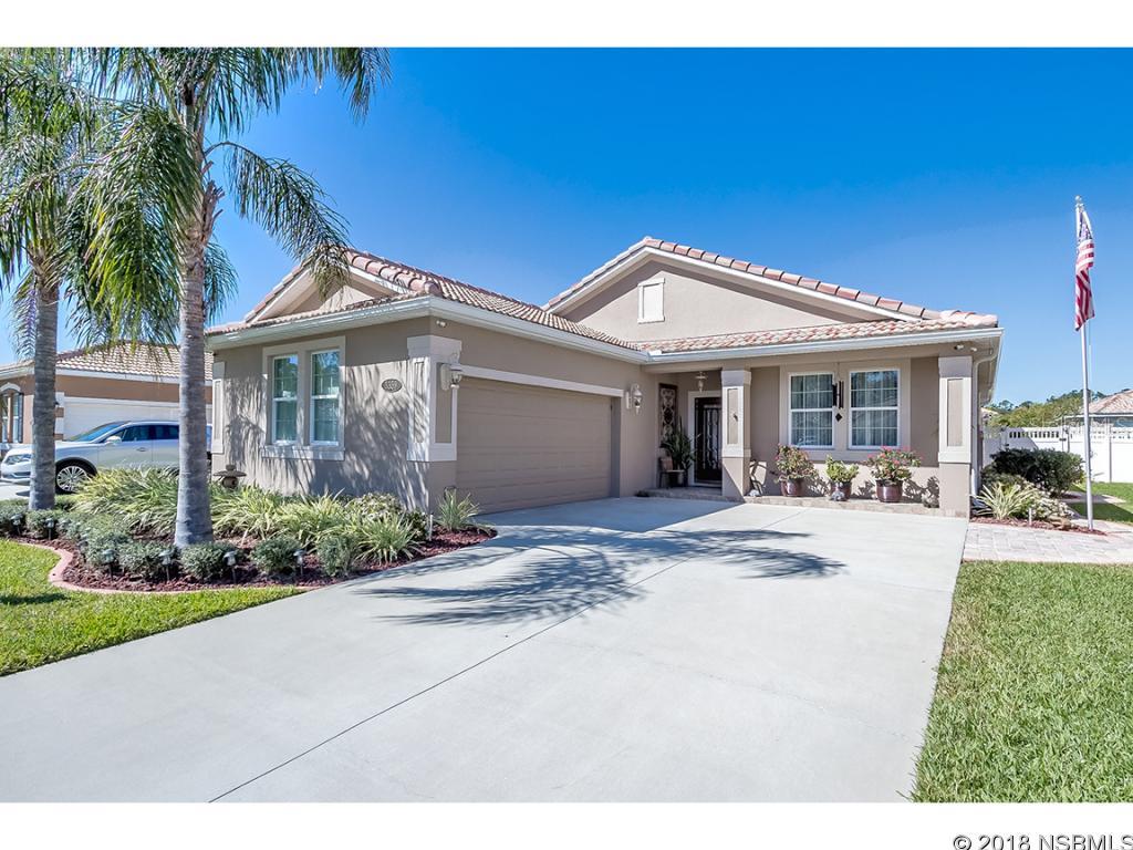 You wont believe how upgraded and amazing this home is when you walk into it. From the moment you pull up to the front you immediately notice the manicured lawn with custom curbing and pavers and tiled front porch. This 3-bedroom 2 1/2 baths 2 car garage home offers a large enclosed Florida room on the rear that you can close the large acrylic windows for an additional room for inclement weather, or open them up and enjoy it as a large screened patio. As you walk into the back you immediately notice how much care was given to make the back yard a paradise with your very own fruit producing lemon trees and custom fire it or planter, to the white privacy fence. All thoughts where put into every feature of this home from the owner "a retired carpenter." The windows are dual pane energy efficient windows, whole house generator with (2) propane tanks, backyard pavered, water softener, garage door screens, crown molding throughout home, whole home security camera system, over 9 foot ceilings throughout, 42 inch kitchen cabinets with under cabinet lighting and slide out shelve for ease of use, granite counters, stainless appliances, hurricane panels, pest defense system, entire house is tiled (no carpet). And there is much much more. A true 3D tour is available upon request. All information is intended to be accurate but is not guaranteed. ;Water: City