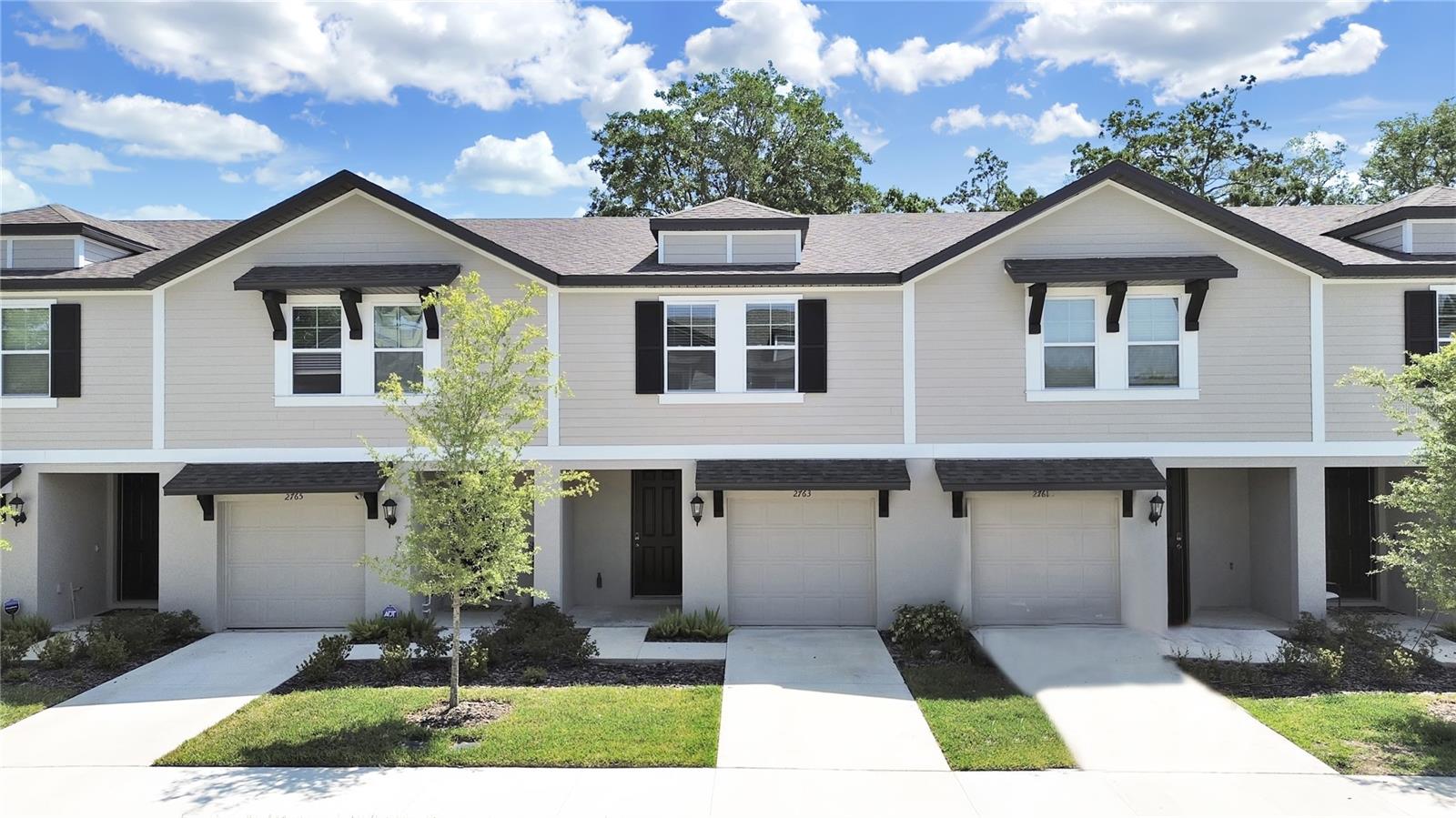 Virtually Staged. MOVE-IN READY 3 Bedroom 2 ½ bath, 1 car garage Townhome This beautiful, low maintenance Townhome is situated on a gorgeous home site with privacy and tranquil views of trees and park area. The floor plan is very open with the kitchen overlooking the dining and the great room areas. The half bath is conveniently located downstairs for your guests. The upstairs is perfectly designed with 3 spacious bedrooms, 2 bathrooms, a Spacious Loft and the laundry room including the washer and dryer. The Owner’s suite is very spacious featuring a large walk-in closet, bathroom with dual sinks, and walk in shower. Let's not forget...Location, Location Location! Everything you need is minutes away. Extremely easy access to I75 and I-4 as well as retail shopping, restaurants, grocery stores, hospital, schools, churches and more! Hurry, this home will not last long! Call to schedule a tour today!