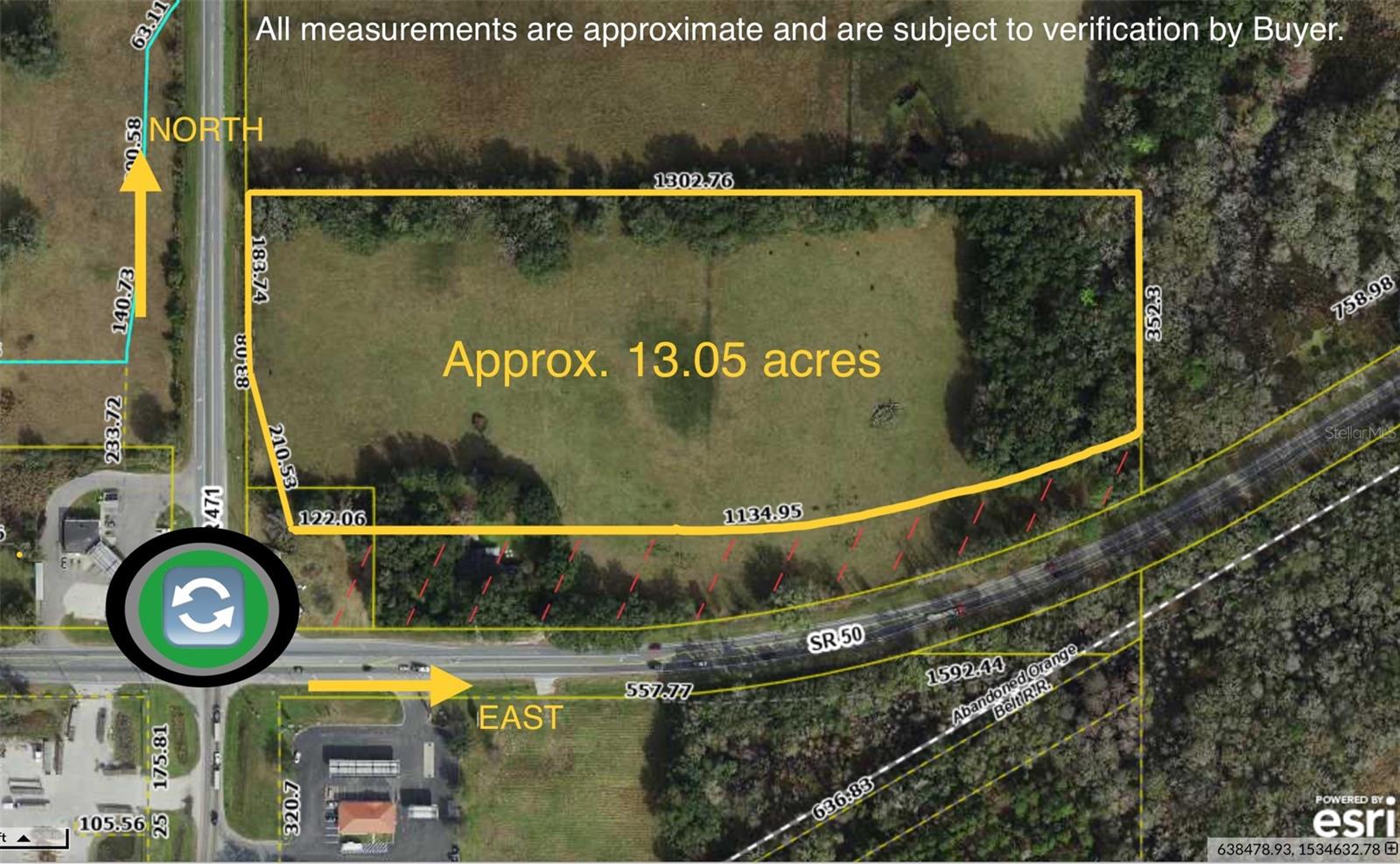 INCREDIBLE OPPORTUNITY! Prime location on the busy intersection of SR 50 and SR 471. The ONLY corner currently for sale that has both SR 50 frontage AND SR 471 frontage. Approximately 13 acres. High traffic area in the path of future growth and development. Sumter County Economic Development has identified this area as a secondary “Economic opportunity zone” for Sumter County. There is currently no sewer or water available to site. On-site fire suppression could be accommodated by alternate ways.  Please do not access site without prior approval. The property is currently zoned RR5C to allow for the current residential home however future land use is identified as potential commercial/heavy commercial. Industrial is also identified as potential future land use. For information on the most current DOT information for the road widening project please call or email. You can also reach out to the DeLand branch of DOT directly for questions and information on the SR 50 road widening project in south Sumter County. The parcel being sold T19-011 has already undergone SR 50 expansion alterations. Dimensions are approximate. Buyer or Buyer’s agent to verify all information. Existing heavy commercial and industrial already in the vicinity. Proof of funds required for offer submission. Sumter County is a pro-business county with an emphasis on manufacturing, distribution and agribusiness as targeted industries. Commute to Ocala, Tampa, Orlando or Lakeland in approximately 1 hour. Site visits are available by appointment only 7 days a week with 24 hours notice. For more information, call today.
