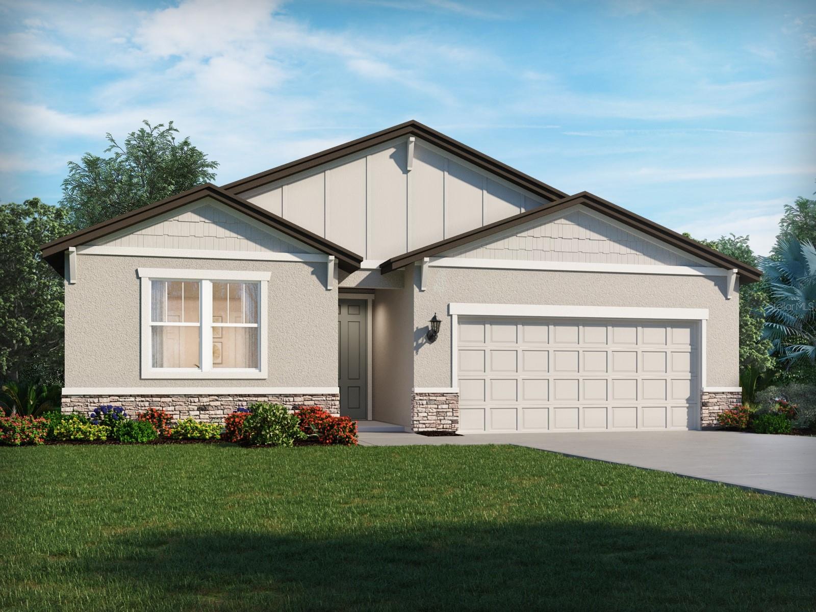Brand new, energy-efficient home available NOW! The Modena offers an open-concept floorplan with a flex space fit for an office or dining space. Enjoy cooking in the open kitchen with a large work island or entertaining on the covered lanai. Unwind in the private primary suite. Coasterra Reserve Series offers new single-family homes in Palmetto, FL with a variety of floorplans, both single-story and two-story. Residents can enjoy the ideal Florida lifestyle with the community’s resort-style pool and cabana. With close proximity to I-75, this community offers easy access to St. Pete, Bradenton, Sarasota and beautiful Gulf Coast beaches.  Each of our homes is built with innovative, energy-efficient features designed to help you enjoy more savings, better health, real comfort and peace of mind.