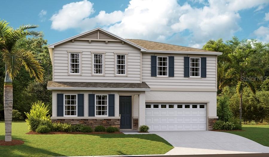 Pre-Construction. To be built. This floor plan gives you the flexibility to personalize the home to fit your style and needs! The two-story Tourmaline plan greets guests with a charming covered entry. On the main floor, you’ll find a spacious great room that flows into an inviting kitchen with a center island and breakfast nook. Bedroom 4 is located on the main level with a full bath en suite. Perfect for an elderly parent, older shild or man cave. Upstairs, an elegant primary suite boasts an immense walk-in closet and an attached bath. The second floor will be built with either a loft or an extra bedroom. This home includes designer-curated finishes! *SAMPLE PHOTOS Actual homes as constructed may not contain the features and layouts depicted and may vary from image(s). *Take advantage of special financing on quick move-in homes OR buy a to-be-built home and enjoy up to $20,000 in Flex Funds toward homes that can close in a timely manner! Options may vary by community, and offers are available on select homes on a first-come, first-served basis. Contact builder for more information!