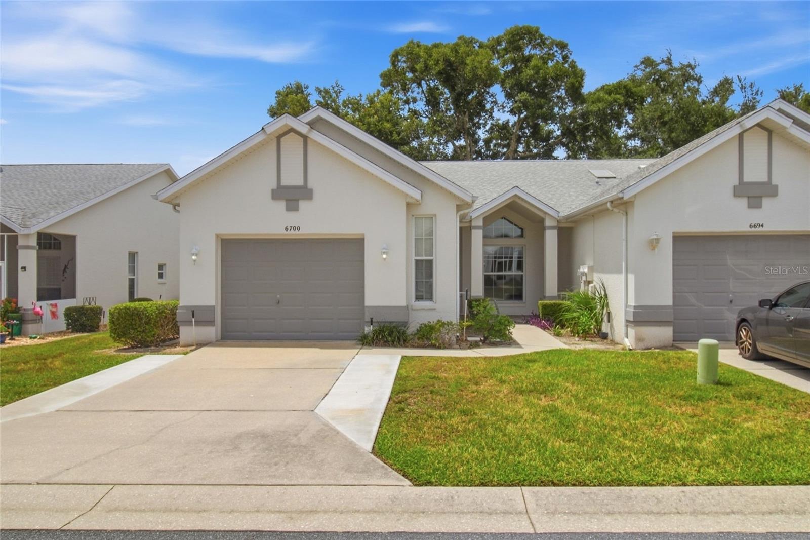 Welcome to 6700 E Kingsbury Ln, a well-maintained 2-bedroom, 2-bath villa offering 1,266 square feet of comfortable, low-maintenance living in the desirable Royal Oaks community of Inverness. The interior has been freshly painted, creating a bright, move-in-ready space.
Recent updates include a new water heater, refrigerator, dishwasher, and garbage disposal. The primary bathroom features dual vanities, and the driveway has been widened with added concrete runners for easier access and additional convenience.
Royal Oaks is a beautifully maintained community offering a peaceful setting along with outstanding amenities. The low HOA fee includes water, sewer, trash, cable, internet, lawn maintenance, and access to a solar-heated community pool, tennis courts, shuffleboard, clubhouse, fitness center, library and RV storage.
Conveniently located just minutes from historic downtown Inverness, you'll enjoy easy access to local shopping, dining, medical facilities, golf courses, parks, and a short distance to water access, offering opportunities for boating, fishing, and kayaking.
If you're looking for a move-in-ready home with valuable updates and maintenance-free living, this Royal Oaks villa is one you won't want to miss.