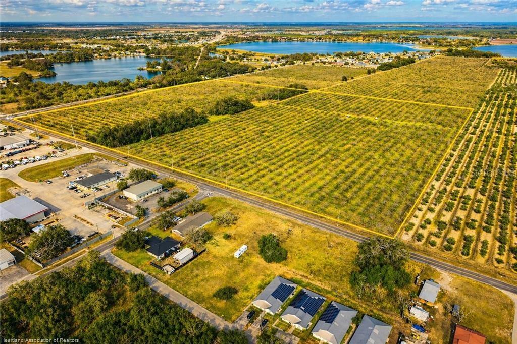 50+-Acres 630+ Ft Frontage on CR17 W For Sale Subject to Rezone to the Mirror Image of Adjacent Industrial Properties on south side of CR17 W. Water & Sewer are in place, subject property is currently partially zoned Industrial already. Seller to retain a county spec 60ft access road from CR17 W to the rear of his remaining acreage. Sale is for $50,000 acre subject to buyer rezoning at buyer expense. Balance of seller's remaining potential development land can be purchased separately or all together