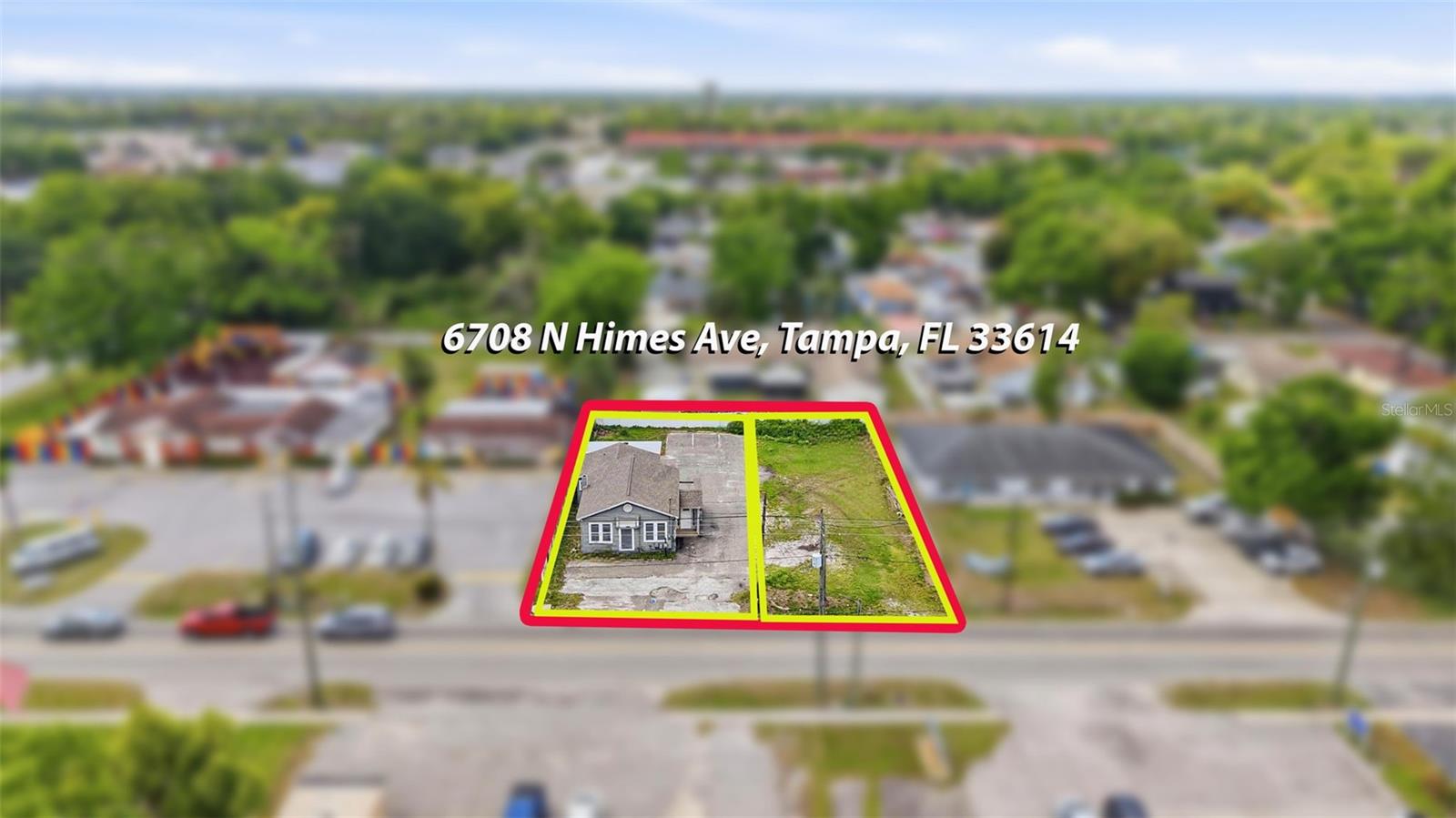 Prime commercial opportunity in the heart of Tampa. This offering includes two adjacent parcels at 6708 N Himes Ave and 6710 N Himes Ave, both zoned BPO, being sold together.

The property at 6708 N Himes Ave features an existing office building with a functional layout that includes a dedicated area for a receptionist desk and waiting room, multiple office spaces, a kitchen area, a half bath, and a full bathroom with an on-site shower. This setup is ideal for a variety of professional uses and supports both client-facing operations and day-to-day business needs.

The adjacent parcel at 6710 N Himes Ave is a vacant lot that provides valuable flexibility. It can be utilized for additional parking, equipment or machinery storage, or future development, allowing a business to expand and optimize the space to fit its operations.

Parcel IDs included in the sale are U-33-28-18-17N-000002-00013.0 and U-33-28-18-17N-000002-00011.0. Total combined lot size of approximately 10,648 SF (0.24 acres) across two parcels

Located just off N Dale Mabry Highway and near W Sligh Avenue, this property offers excellent accessibility, strong traffic exposure, and proximity to established residential and commercial areas. This central location makes it an ideal spot for a growing business or investor looking for long-term potential.

SALE INCLUDES BOTH PARCELS