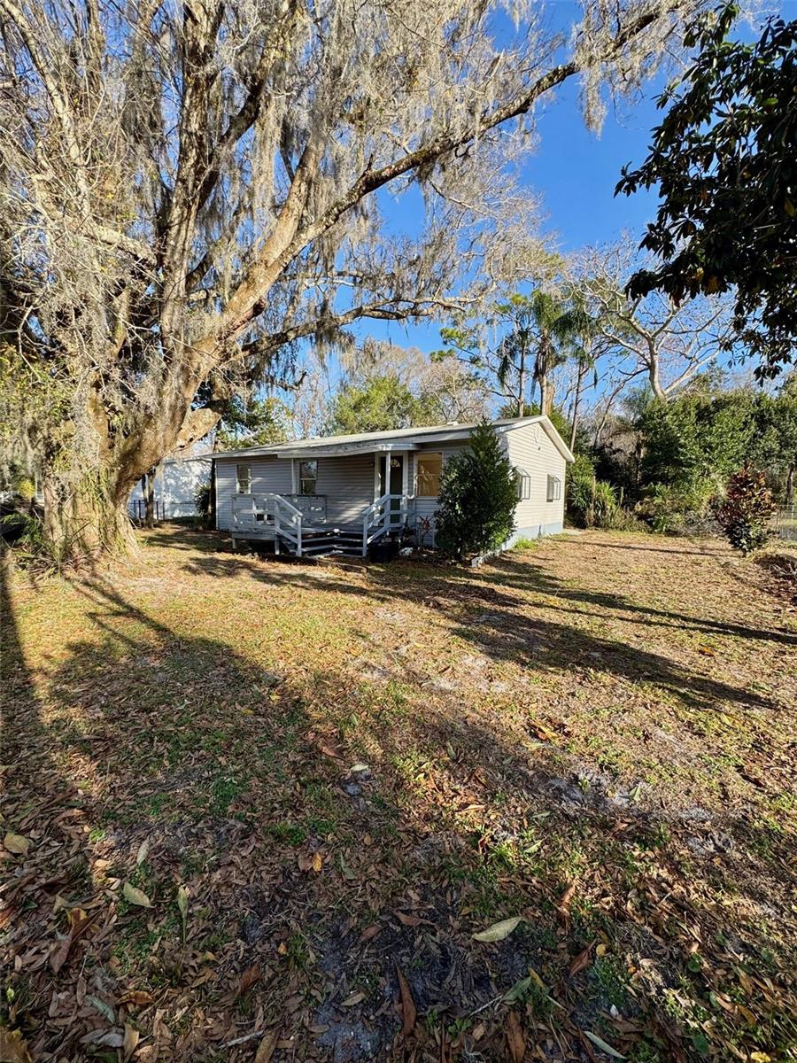 Welcome home! This 984 square-foot 3/2 modular home has been recently updated and offers a functional layout and open living space. It is situated on a generous .29 acre lot with plenty of outdoor space! You own the land! No lot rent and no HOA community. While the home may benefit from some light cosmetic touch ups. Ideal for first time, buyers, or investor is looking for a solid rental potential.