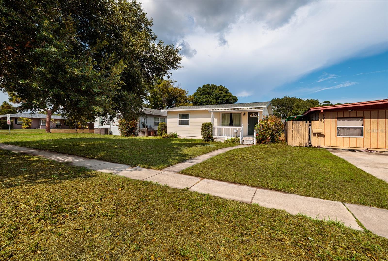 Welcome to this beautifully maintained 2-bedroom, 1-bath home located in a non-flood zone, offering timeless character, major recent upgrades, and an unbeatable St. Petersburg location. Enjoy peace of mind with a brand-new roof (2025), completely upgraded electrical system with new panel box (2025), and numerous additional improvements that make this home an exceptional value for homeowners and investors alike.
Step inside to discover beautiful hardwood floors that flow throughout the living spaces, creating warmth and character. The spacious living room is filled with natural light, while the kitchen features abundant wood cabinetry, generous counter space, a new oven (2025), refrigerator (2024), and plenty of room for everyday cooking and entertaining. Both bedrooms are comfortably sized with hardwood flooring, and the well-appointed bathroom completes the interior.
Additional updates include a central HVAC system (2020), indoor air quality UV light purifier (2025), water heater (2019), and washer and dryer (2019), providing comfort and efficiency for years to come.
Outside, enjoy a fully fenced backyard with plenty of room for pets, play, gardening, or entertaining. A detached storage shed provides additional space for lawn equipment and seasonal items, while the attached one-car garage with convenient alley access offers secure parking, laundry, and even more storage.
Ideally located just minutes from Downtown St. Petersburg, I-275, shopping, dining, parks, and entertainment, this home offers outstanding convenience with easy access throughout Tampa Bay.
Whether you're searching for your next primary residence or a fantastic investment opportunity, this well-maintained property combines classic charm, significant system upgrades, and an exceptional location. Schedule your private showing today!