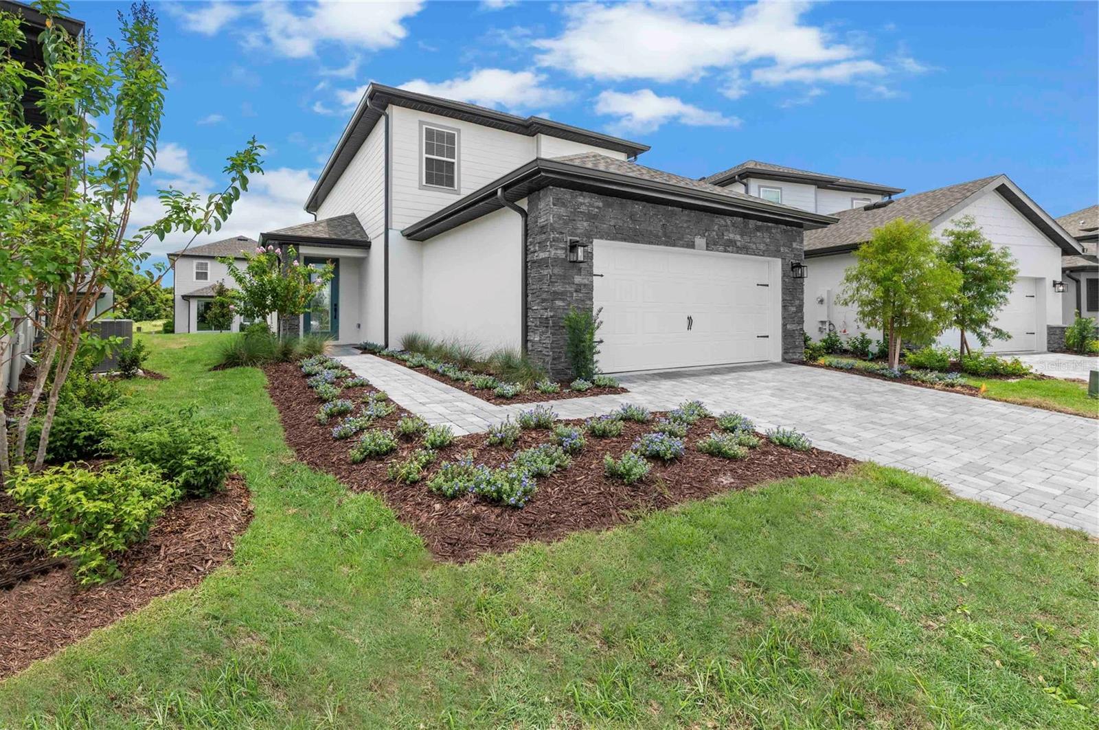 The new-construction Verona plan was crafted to surpass your expectations. All who enter will fall in love with its spacious layout and features, including all new kitchen appliances and multiple walk-in closets. When it comes to finding the perfect home, the Verona is sure to be the home that ends your search. A master bedroom on the first floor serves as an extra level of privacy for homeowners. Here, the spacious retreat hosts its own full bathroom with double sinks and a sizable walk-in closet with plenty of storage space. Homeowners will appreciate the amount of space offered in each bedroom, including the secondary bedrooms located on the second floor. With four secondary bedrooms, one of which has its own walk-in closet, and two full bathrooms on the second floor, growing families have all the space they could need or want, plus more. Best of all, the bonus loft on the second story can be used as a game room, home office or anything you wish!