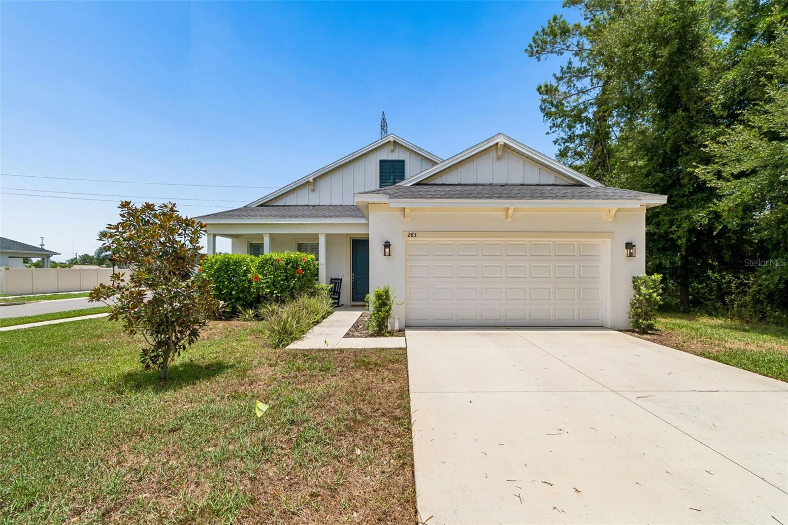 Virtually Staged. Welcome to this exceptionally built 2024 home located in the quaint yet beautiful North Lake Trails community.   Minutes from the world famous Tarpon Springs Sponge Docks, Gulf beaches, shopping, dining, parks, and top rated schools. 

Offering nearly 2,000 square feet of thoughtfully designed living space, this move in ready residence combines modern construction, quality finishes, and a highly functional floor plan.
Inside, you'll find 4 spacious bedrooms, 3 full bathrooms, soaring tray ceilings, abundant natural light, and an open concept layout designed for both everyday living and entertaining. The gourmet chef's kitchen serves as the centerpiece of the home, featuring premium cabinetry, generous counter space, modern appliances, and a large island overlooking the expansive living and dining areas.

If you've been searching for a like-new home with modern finishes, an ideal layout, and an unbeatable location, this is an opportunity you won't want to miss. 
Upgrades include: Plantation shutters throughout & a brand new paid off water filtration system.