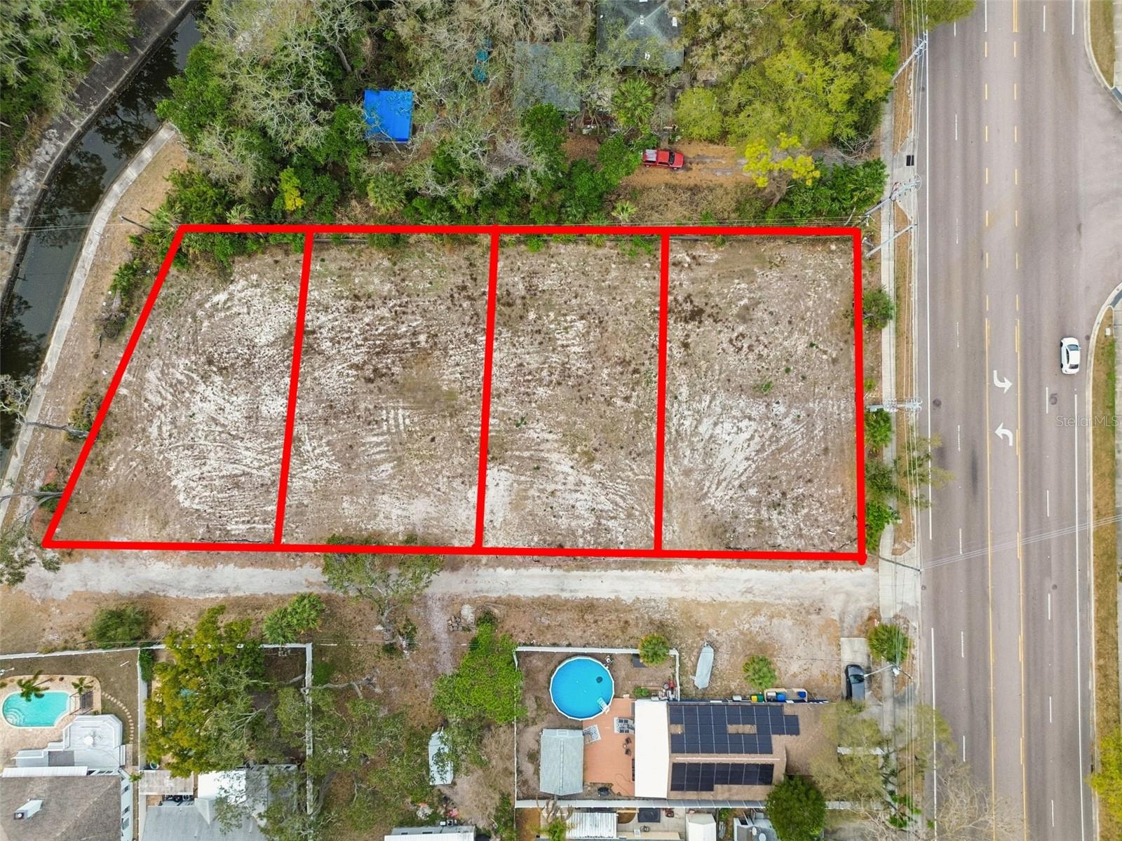 Rare Opportunity — 4 Vacant Residential Lots in Central St. Petersburg | Ready to Build Four cleared, adjacent vacant lots in Central St. Petersburg — an entire block ready for development. Zoned residential and configured for 8 townhomes (plans already prepared and submitted to Pinellas County). No demolition or lengthy county wait required . Ideal for townhomes, single-family homes, or a small condo project. Conveniently located near beaches, several esteemed private schools and just minutes to multiple hospitals including the VA. New builds are going up throughout the neighborhood, making this a timely investment for developers, builders, or investors seeking immediate or future upside.