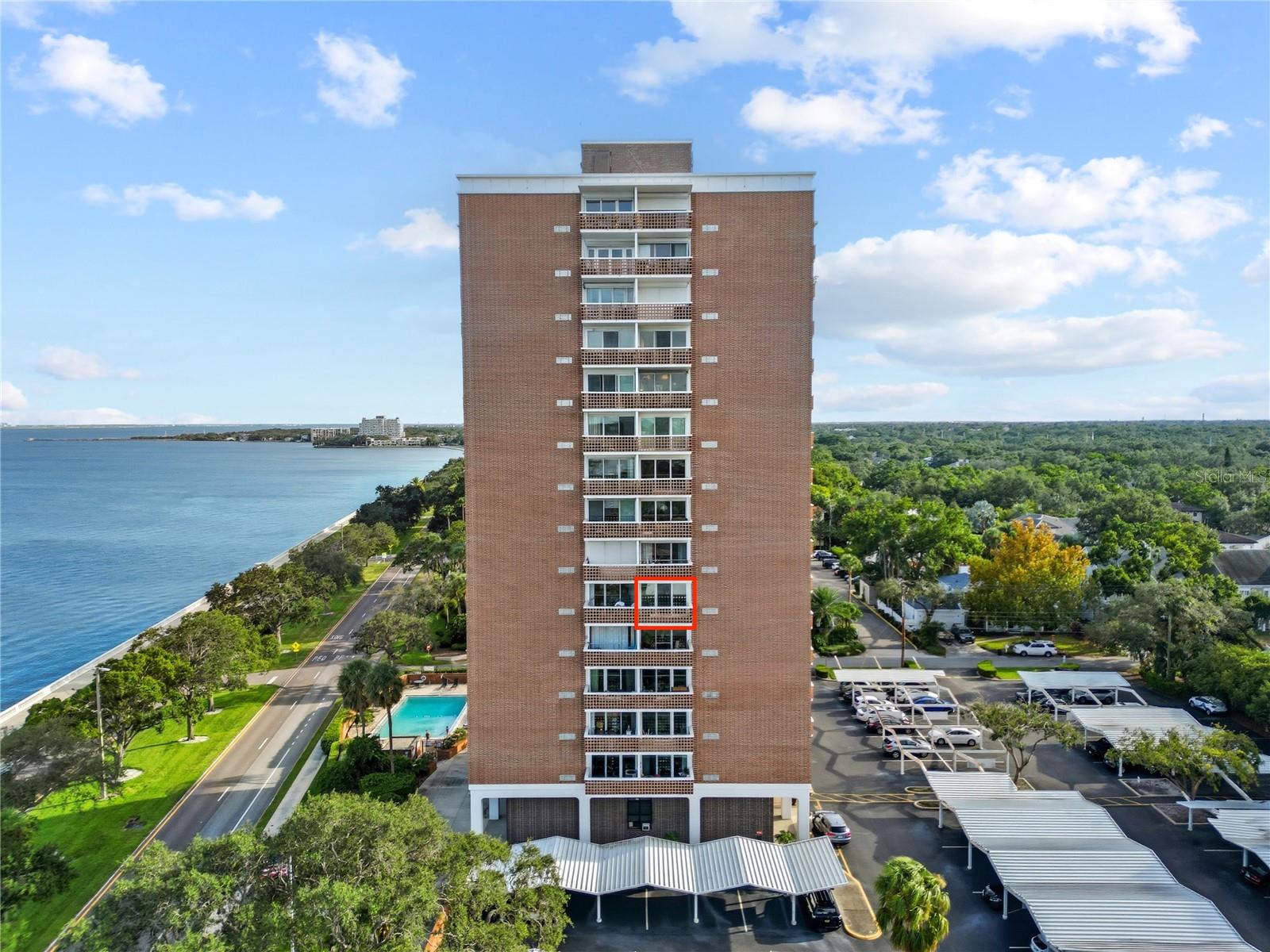 Experience modern living in this beautifully updated 7th-floor condo, perfectly situated along iconic Bayshore Boulevard. This elegant 2-bedroom, 2-bath residence combines modern style with breathtaking views of the bay and pool area. Enjoy a gourmet kitchen with granite countertops, new appliances. The bright living area opens to a private balcony with stunning views of the Bay. Additional highlights include luxury vinyl plank flooring throughout, fresh paint, fitness center, on-site laundry, storage, and reserved covered parking. Located minutes from downtown Tampa, top restaurants, and waterfront recreation—this move-in-ready home offers the perfect blend of luxury, comfort, and convenience. ?? Schedule your private tour today!