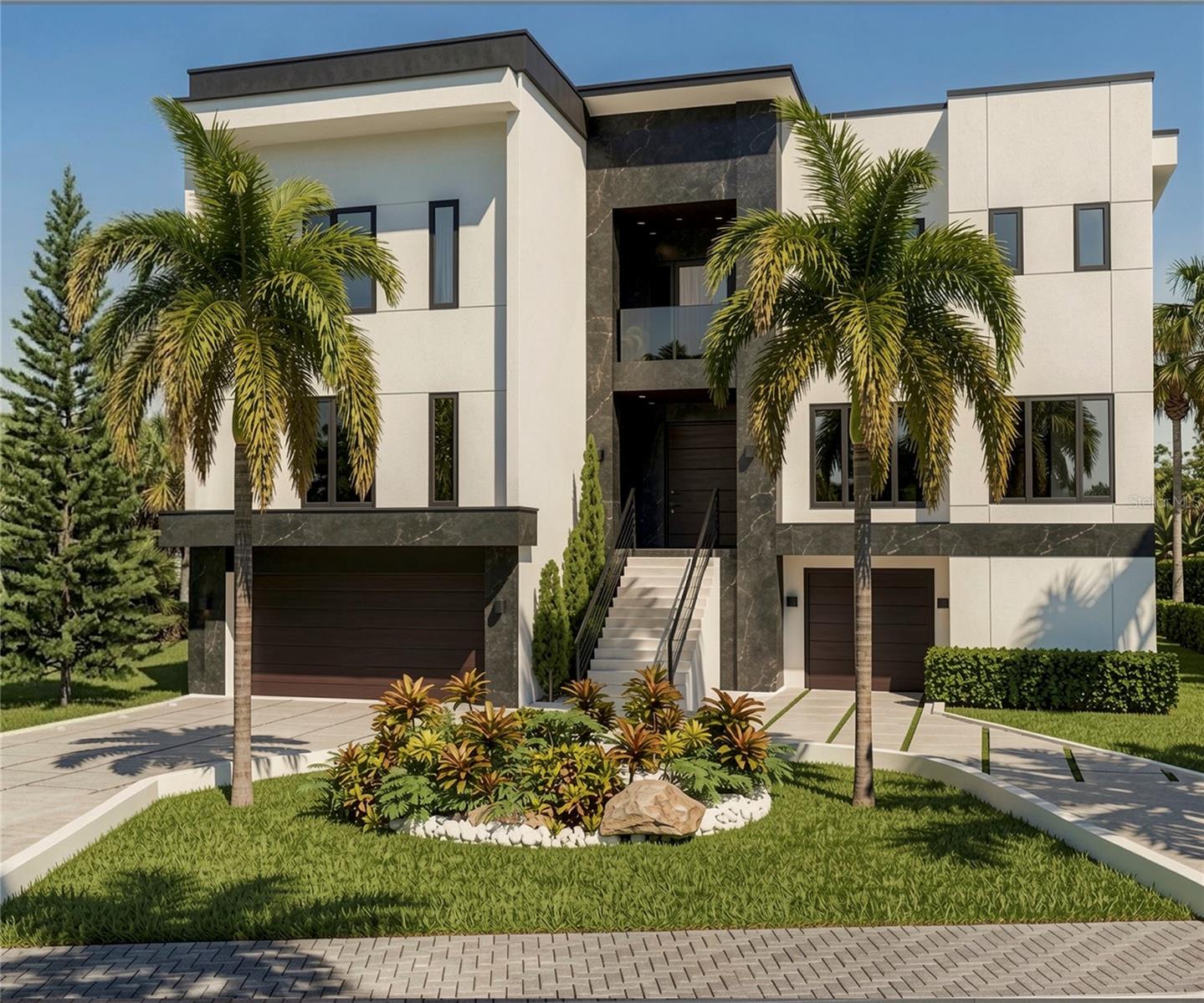 Under Construction. An architectural statement of modern luxury, this exceptional new construction is perfectly positioned on Davis Islands, Tampa Bay’s most coveted address. Offering 7,124 sq ft of refined living, this residence blends bold contemporary design with effortless functionality, creating a home that is as striking as it is livable.

The home features a rare full lower-level garage accommodating 8–12 vehicles, complete with private elevator access servicing all levels. A grand floating staircase, wide-plank white oak flooring, and natural stone finishes set the tone for a truly elevated living experience.

Designed for both everyday living and unforgettable entertaining, the heart of the home features a chef’s double-island kitchen with Sub-Zero refrigeration, Wolf appliances, natural gas range, and an oversized pantry with additional refrigeration. The open-concept layout flows seamlessly into the family room and formal dining space, all centered around a stunning ethanol fireplace, creating a warm, sophisticated ambiance throughout. 

Indoor-outdoor living leads to a resort-style backyard with pool, spa, and gas-heated features designed for year round enjoyment.

With 6 bedrooms and 8 bathrooms, the home offers a luxurious primary suite retreat with a spa-inspired bath, oversized shower, and dual vanities. A spacious upper-level laundry room with two washers and two dryers adds a layer of everyday ease without compromising design.

Crowning the home is a rooftop terrace with sweeping, far-reaching views—an elevated escape perfect for sunset gatherings or quiet moments above it all. Additional highlights include a gas-powered outdoor kitchen and thoughtfully designed flexible living spaces.

A rare opportunity to own a new modern residence in Davis Islands, where location, design, and lifestyle converge. Renderings are for illustrative purposes only; actual construction, specifications, and finishes may vary at builder's discretion.