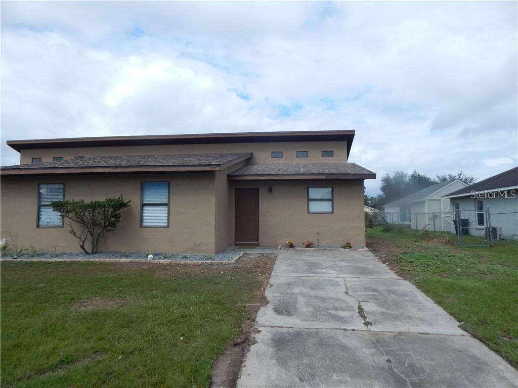 Beautiful Home recently remodeled. Updated Kitchen With White Cabinets and Granite countertops, and Whirlpool Stainless Steel Appliances. All Tile Floors Throughout, no carpet!! Updated Shower with Subway tiles in the primary bathroom.  New Roof and Windows. Just Painted Interior. Washer and Dryer Included. All Nickel Fans in both Bedroom and Living. Large Covered screened-in Patio. Internet and Cable included with Rent. Move-in ready and Available Now!