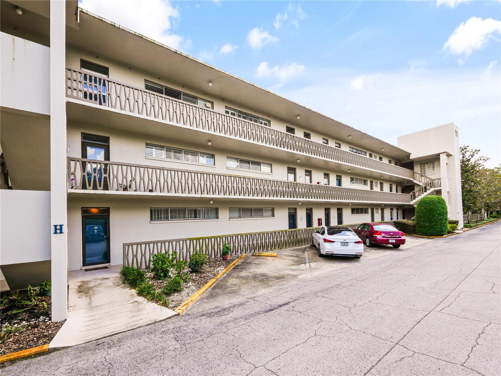 Welcome to this charming ground-floor condo, nestled in the highly sought-after 55+ community of Winter Park Gardens. This TWO-bedroom, TWO-bathroom condo offers a perfect blend of comfort, and stunning picturesque views. The open layout seamlessly connects the kitchen to the living area, and into to the sunroom/Florida room. This space is perfect for enjoying the tranquil views, offering a peaceful ambiance year-round. The spacious bedroom is filled with natural light, creating a bright and inviting atmosphere.  This condo is located in a vibrant 55+ community that offers beautifully landscaped grounds with lush landscaping, lighted paths, and scenic pond, a sparkling community pool, and a clubhouse where residents can gather and enjoy social activities. The prime location provides easy access to a variety of amenities and attractions. Just minutes away, you'll find the historic Winter Park district, home to the renowned Park Avenue with its boutique shops, restaurants, and cultural events. The nearby Azalea Tennis Center, Mead Botanical Gardens, and Rollins College offer further enriching experiences. Embrace the serene and active lifestyle this community provides, with the added convenience of being close to Downtown Orlando, Baldwin Park, major highways like 408 and I-4, and the MCO Airport. The assigned parking space is just steps away from your front door with plenty of additional parking for guests. Don't miss the chance to make this delightful condo your own.