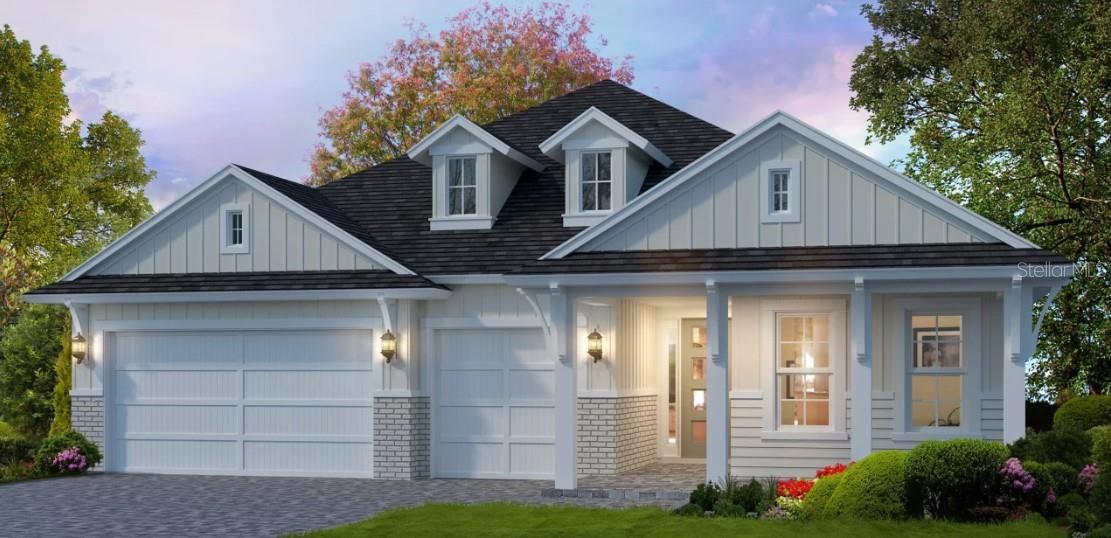 Under Construction. The Davenport offers 2,550+ sq ft of single-story living with 4 bedrooms, 3 baths, and a 3-car garage. Open kitchen, dining, and living areas flow to a covered lanai for indoor-outdoor living. Private master suite with walk-in closet and spa-inspired bath. Flexible spaces and customization options complete this elegant, family-ready home.