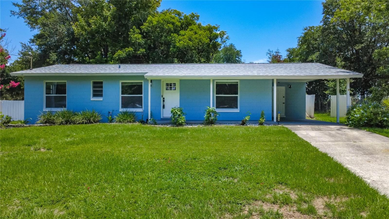 Come home to this A+ Seminole County school district home in sought-after Oviedo! Large 1/3 acre fenced lot with no HOA restrictions! Split plan 3/2 with upgraded bathrooms and kitchen. Replumbed, upgraded electrical box, 2025 roof, double pane insulated windows, and double French insulated doors with blinds in the dining room area. Stainless steel fridge, dishwasher, microwave, and stove, along with a washer and dryer in their separate laundry room off of the galley kitchen. Close to 417 highway, schools, Oviedo mall, groceries, more shopping, restaurants, paved walking trail, and hospital.