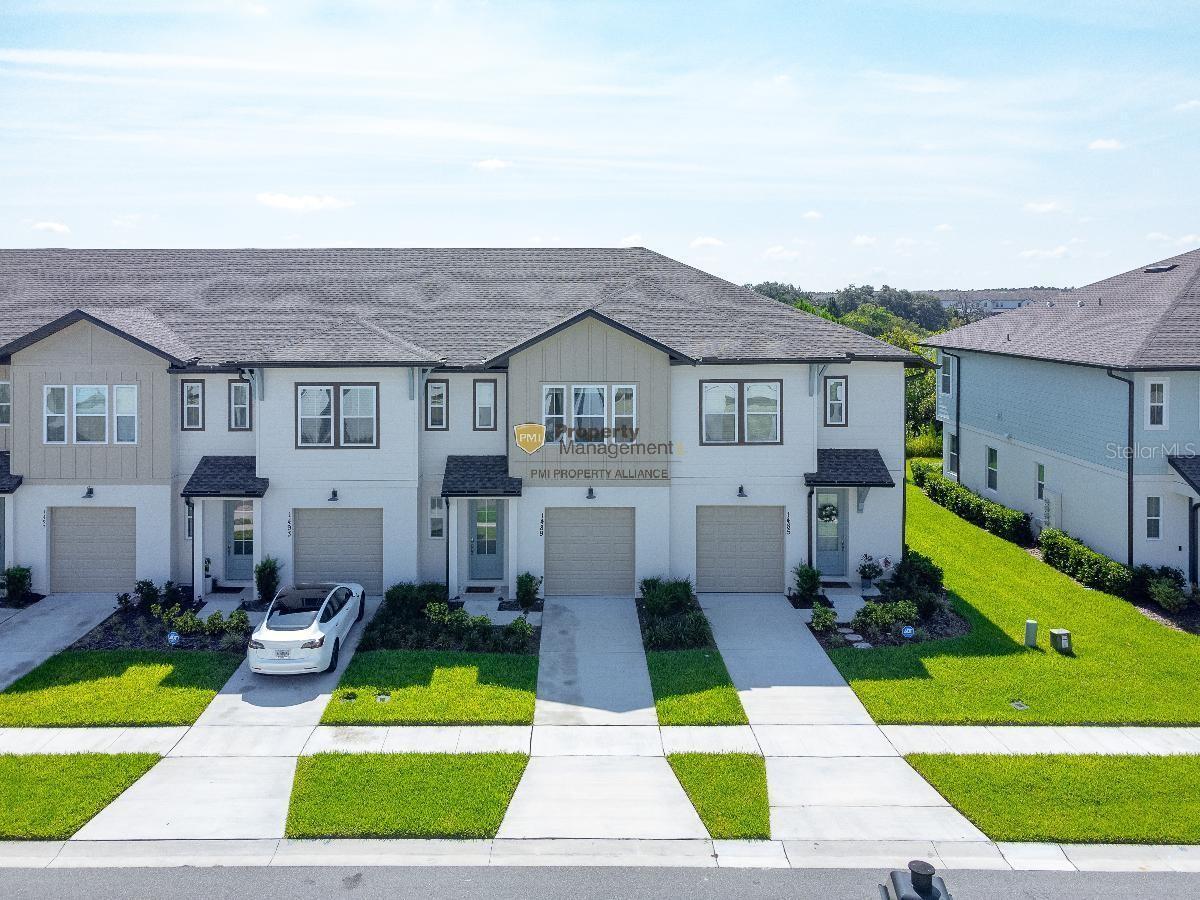 This upgraded Townhouse, located in The Enclaves at Festival community in Davenport, offers three bedrooms and two and a half bathrooms. The kitchen has been enhanced with Quartz countertops, Stainless Steel Appliances, and modern cabinets for a contemporary look. The home will be unfurnished. Additionally, it features a Water Softener and Reverse Osmosis Water Filter system situated under the Kitchen Sink. The first floor and all the bathrooms are adorned with tiled flooring, while carpet flooring can be found on the stairs, in the second-floor living area, and in all the bedrooms. The home is designed for energy efficiency, boasting R30 ceiling insulation, LED lights, energy-saving appliances, and double-layered windows. Residents of this community can enjoy a range of amenities, including a Resort Style Pool, Water Park, Fitness center, Mini Golf, Arcade, and Beach Volleyball Court. Furthermore, the location is conveniently situated, being just 12 miles from Disney World, 16 miles from SeaWorld, 23 miles from Universal Studios, and 10 miles from Celebration. Downtown is a mere 30-minute drive away, and the property is also in close proximity to Publix, a Gas Station, various retail stores, and local restaurants

Landscaping & HOA included in the rent. One time Admin fee $195