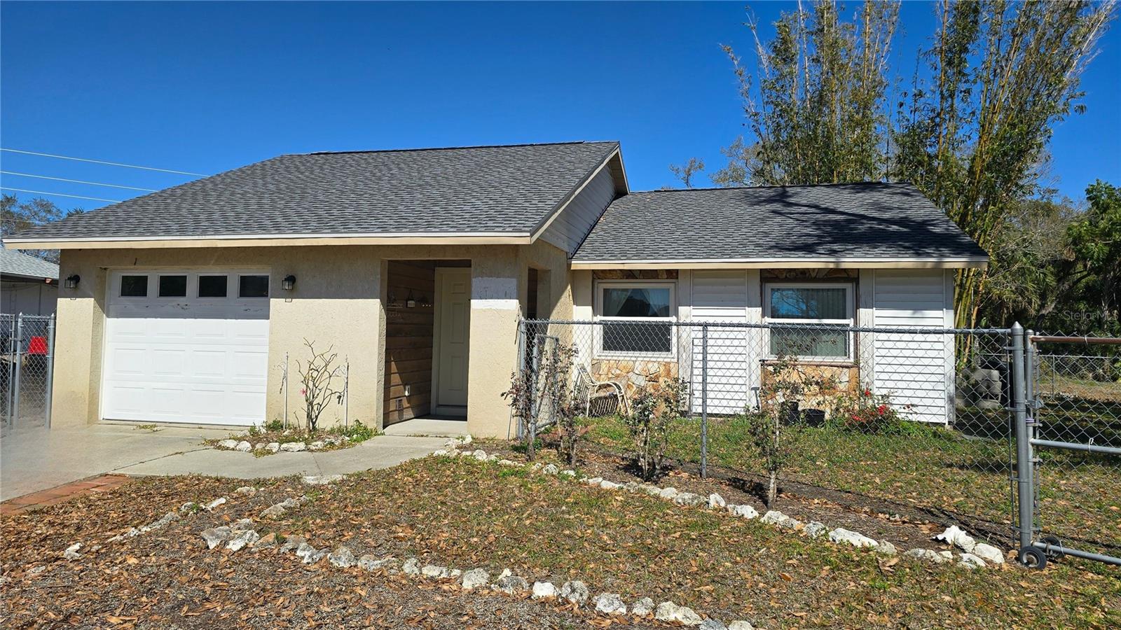 Welcome to this charming 1985 concrete block ranch home offering nearly 1,000 square feet of living space — all on one level. Featuring 2 bedrooms and 2 bathrooms, the layout is comfortable and functional, providing a wonderful foundation to update at your own pace. This home has been lovingly maintained by its original owner and was originally the model home for the development. Major improvements are already complete, including impact windows and doors throughout, a brand-new roof (2025), new hot water heater (2025), and A/C replaced in 2021 — offering peace of mind on the big-ticket items. Tucked away on a quiet street, yet just minutes to SRQ Airport, Downtown Sarasota, shopping, dining, beaches, and major thoroughfares, the location offers both privacy and convenience. While cosmetic updates would enhance the space, the home offers solid block construction, pride of ownership, and long-term potential in a central Sarasota location. Being sold As-Is. A rare opportunity to personalize a well-cared-for home with exceptional fundamentals already in place. Please be aware that the home does smell like cigarette smoke.