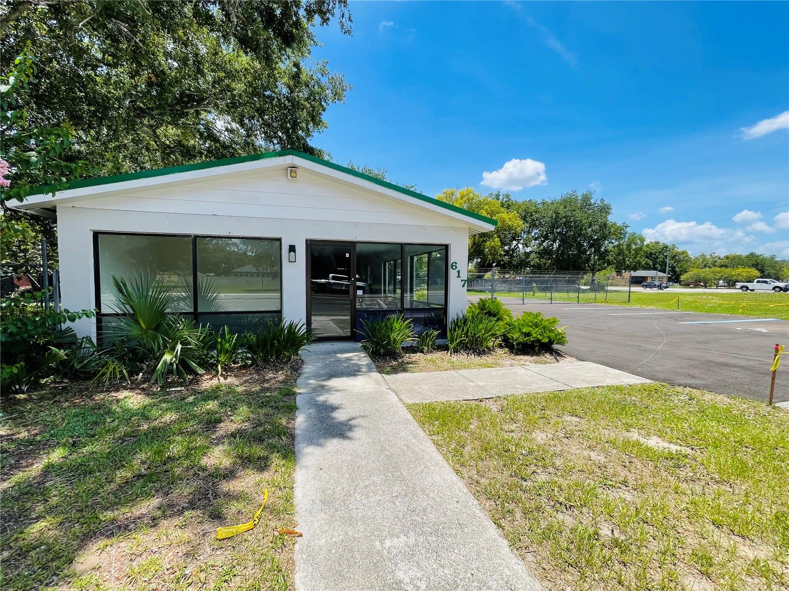 Available for lease- entire freestanding 2,064 building on the corner of John Young Parkway and MLK Dr.  Newly renovated, new AC, resealed and freshly striped parking lot.  Zoning does not permit churches, car dealerships, auto body type business.  Be a part of what is sure to be a busy corner- proposed buildings (going through permitting now) on surrounding vacant lots.