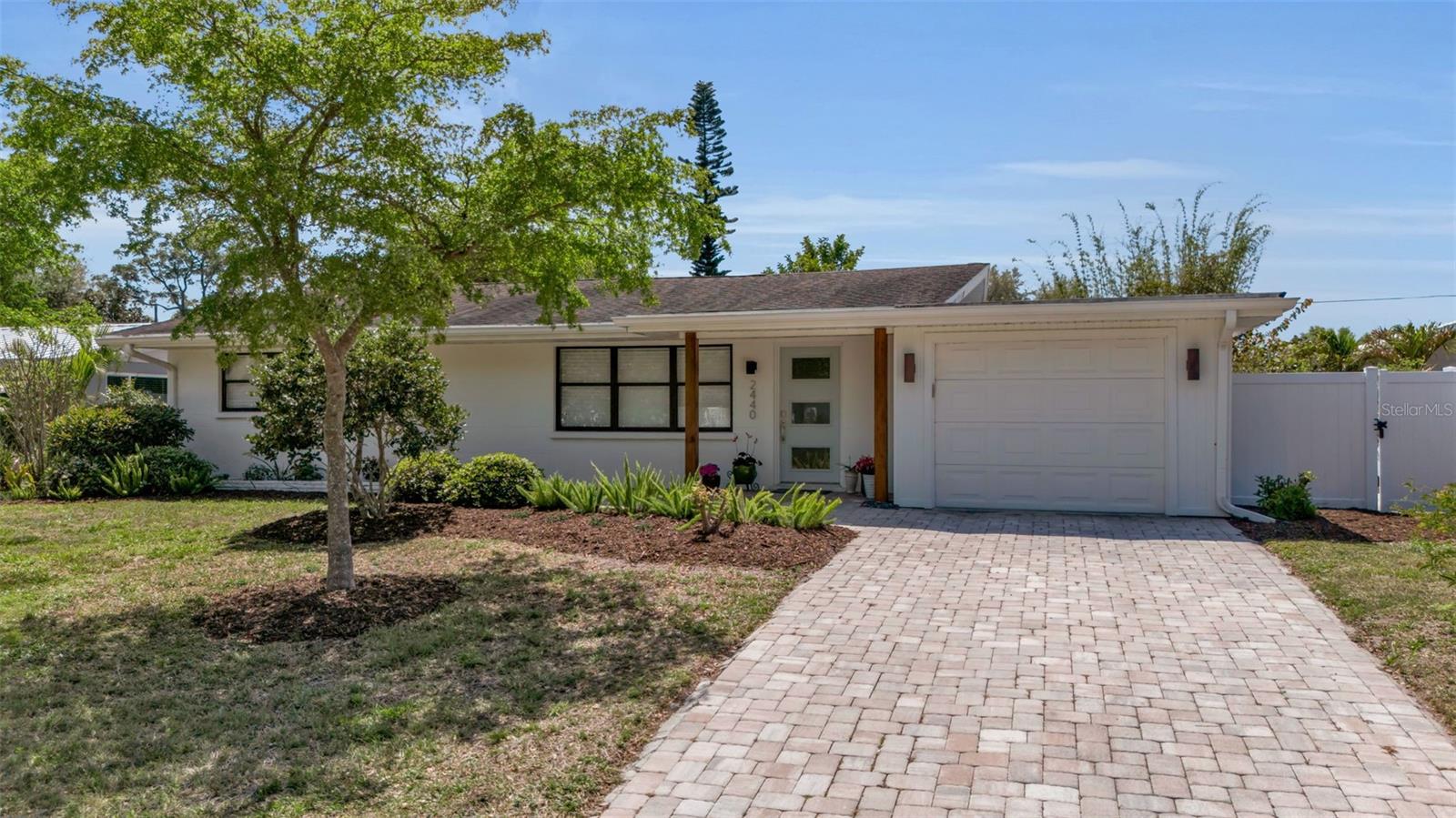Charming Sarasota home for sale with 2 bedrooms, 2 baths, over 1,300 square feet, a one-car garage, and a fully fenced backyard. Located in the highly sought-after Southside Elementary school district, this residence offers the perfect blend of charm, comfort, and convenience. Inside, beautiful terrazzo floors, integrated built-ins, and a light-filled Florida room create an inviting atmosphere with flexible space for relaxing, entertaining, or working from home. This home’s midcentury appeal and classic Florida style make it especially inviting. Ideally located near downtown Sarasota, Southside Village, Sarasota Memorial Hospital, restaurants, shopping, parks, and the beaches, this is an excellent opportunity for buyers seeking a primary residence, seasonal retreat, or investment property in Sarasota real estate, with its character, ease of living, and optimal location.
