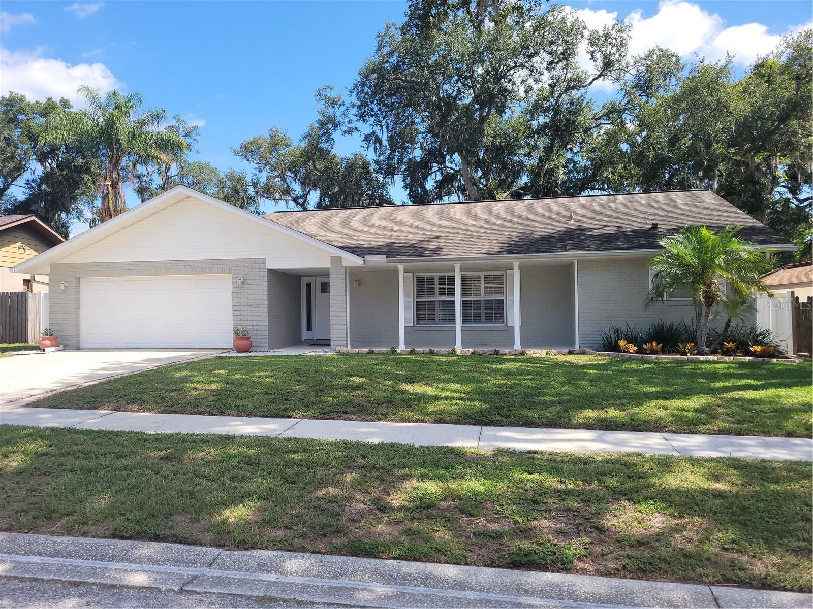 This well-kept single-story ranch sits on a 1/4-acre lot with mature landscaping, no HOA, and a private in-ground pool—made for Florida living.

Inside, you’ll find bamboo, tile, and laminate flooring, a wood-burning fireplace, formal dining, and a spacious eat-in kitchen. Skylights bring in natural light, and the split floor plan offers flexibility for families or guests.

Highlights include a 2-car garage, screened patio, vinyl fencing, public utilities, and Flood Zone X (no flood insurance typically required). 
Built in 1985 with block/stucco construction, central AC, and insulated vinyl windows.

A move-in ready home with space, value, and room to make it your own.

Ask your Realtor for the disclosures.
