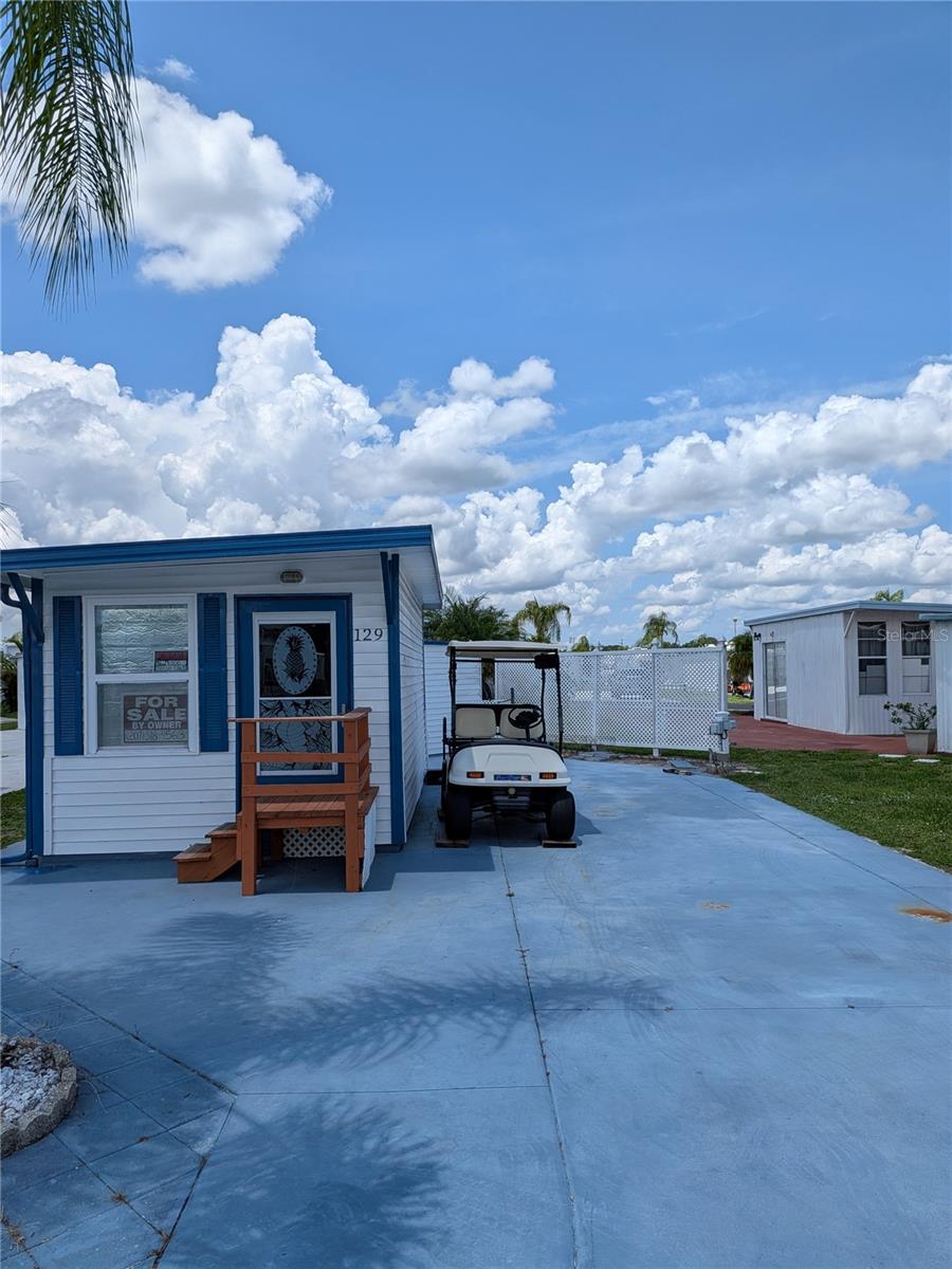 Don't miss this incredible RV Lot opportunity in Paradise Park in sunny Punta Gorda, Florida! This property features a large 60'x15' RV parking pad along with a 20'x10' air conditioned Florida room and 10'x8' shed with a full bathroom including a shower and washer and dryer. This property is perfectly designed for Florida RV living. Paradise Park is a 55+ community with a low HOA fee and lots of amenities to offer. Amenities include unlimited golf on the 9 hole course with no fee to play, driving range, heated community pool and cabana, large recreation hall, clubhouse kitchen, library, exercise room, bocce ball court, metal & wood working shop, 5 acre fishing lake and multiple shuffle board courts. Paradise Park is an active community featuring many classes, clubs, sports, golf, events and activities for residents and guests to enjoy. Owners are restricted to Class A motorhomes or Airstream Brand RIVA certified models (No 5th Wheels). With Punta Gorda just a short 30 minute drive, and Babcock Ranch just 20 minutes away there is plenty of shopping and restaurants to enjoy. Come see this property and start enjoying the Florida RV life now!