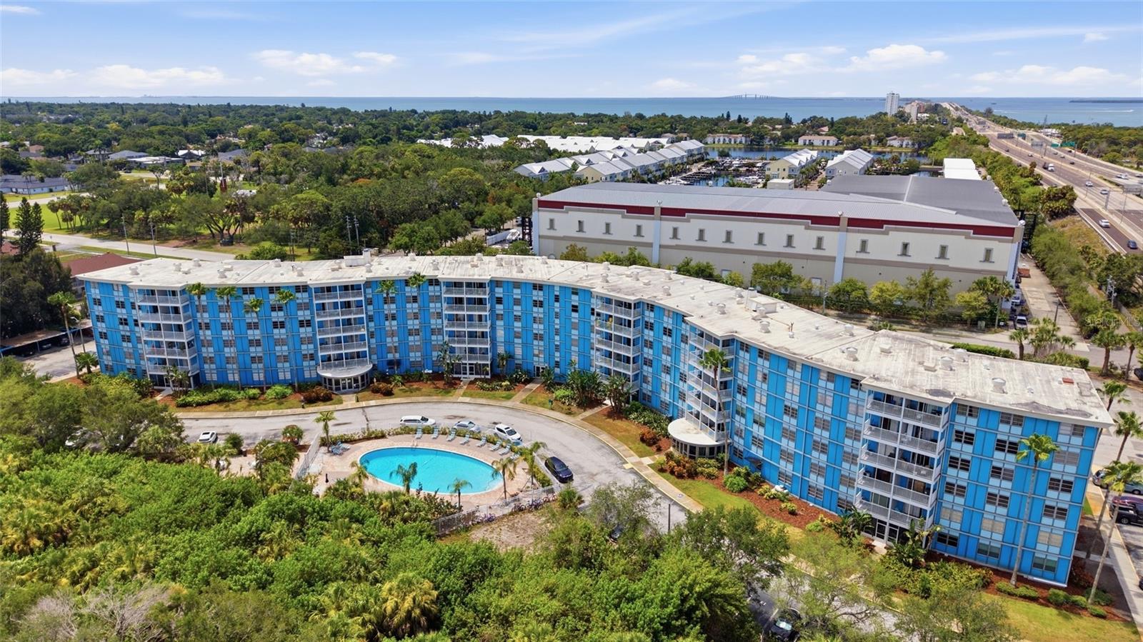 Welcome to this charming and well-maintained 2-bedroom, 1-bath first-floor unit perfectly situated in one of St. Petersburg's most sought-after locations. Nestled between the vibrant energy of Downtown St. Pete and the stunning St. Pete beaches, this home offers the best of Florida living right at your doorstep and includes cable, internet and water! Step outside your family room and onto your own private covered sitting area, the perfect spot to enjoy your morning coffee or unwind after a long day. As a first-floor unit, convenience is key, and you will love being steps away from the community's top amenities including the pool, fitness center, and mail center.

Boating enthusiasts will be thrilled by the direct proximity to a marina, making weekend adventures on the water a breeze. Whether you prefer a day at the beach, an evening out in Downtown St. Pete, or a sunset cruise, this location truly has it all. The community is pet friendly. This is coastal living at its finest, low maintenance, move-in ready, and perfectly positioned for everything the Tampa Bay area has to offer and can be utilized as a continued investment property or call this home!