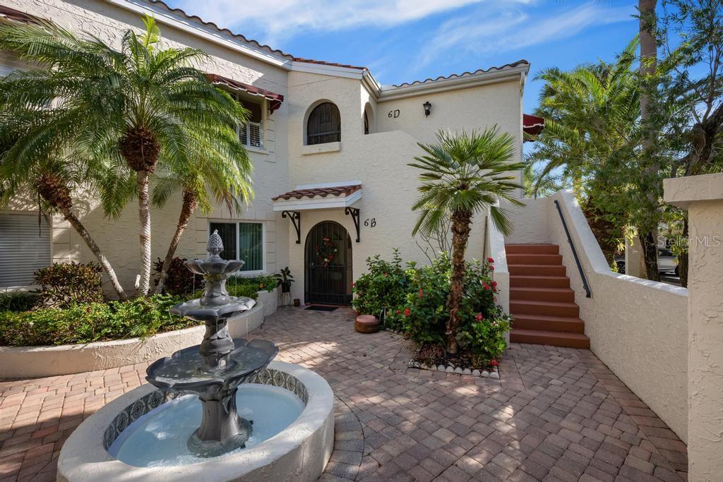 Welcome to Vizcaya, where Mediterranean charm meets resort-style amenities in this fully furnished second-floor unit. This well-maintained residence features vaulted ceilings, fresh paint, and new carpet. Each building is accented by a Mediterranean-style fountain in the courtyard, tile roofs, and scenic walking trails surrounded by lush landscaping with mature trees.

Vizcaya offers an active lifestyle with exceptional amenities, including a huge Olympic-sized heated pool and spa, clubhouse, fitness center, and an active social calendar.

Ideally located just minutes from IMG Academy, IMG Golf & Country Club, and local marinas, with a short drive to the beautiful Gulf beaches of Anna Maria Island. Convenient access to SRQ Airport, shopping, restaurants, downtown Sarasota and Bradenton, St. Armands Circle, and the beaches of Lido and Longboat Key makes this an ideal full-time residence or seasonal retreat.