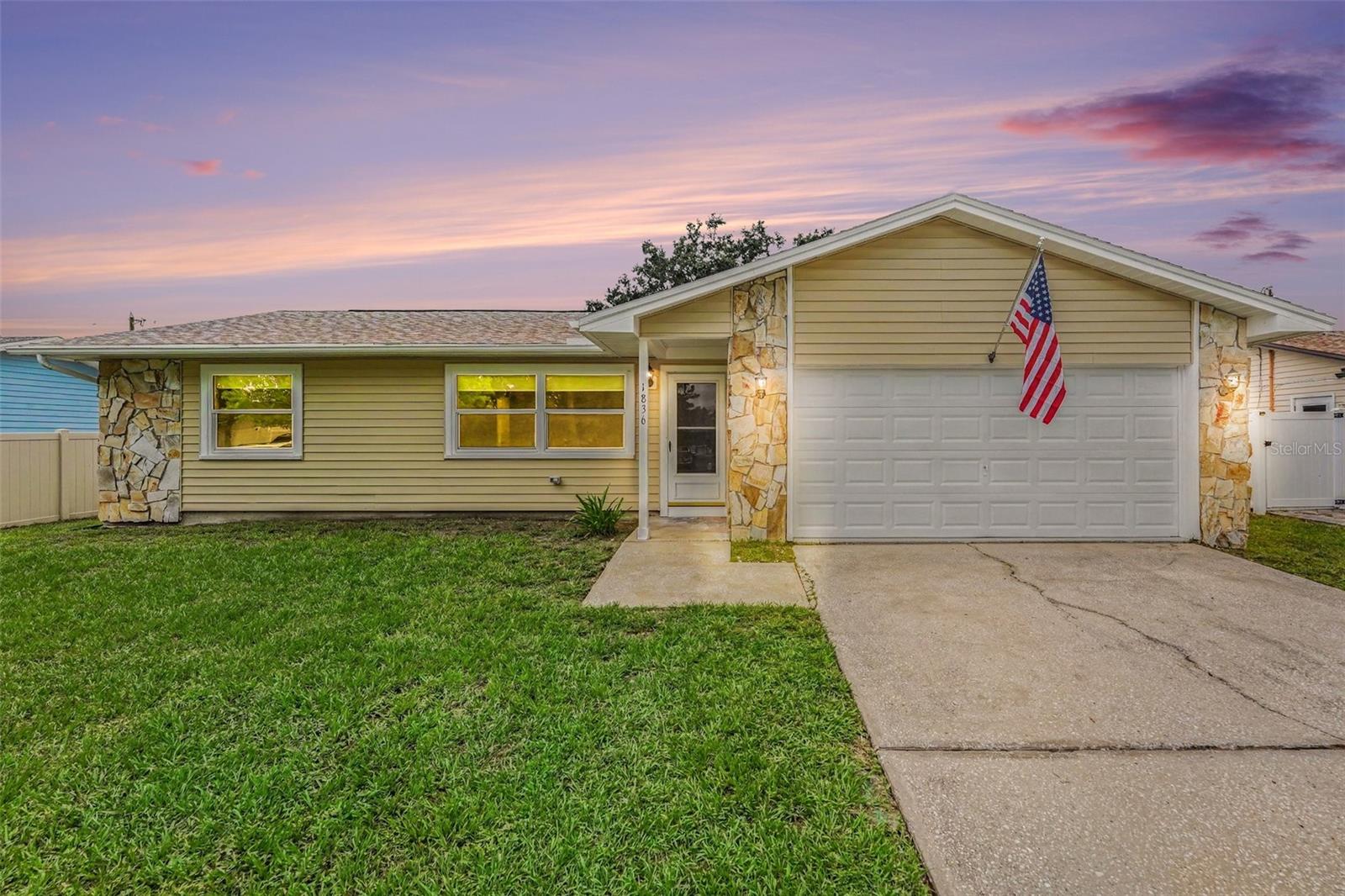 Discover this updated 3-bedroom, 2-bathroom home in Clearwater offering 1,368 square feet of living space on a .18-acre lot. With no HOA, a split floor plan, a primary suite with an en-suite bathroom, a 2-car garage, a fenced backyard, a roof replaced in 2025, and the added benefit of not being located in a mandatory flood zone, this home offers a combination of thoughtful updates and everyday functionality.
Inside, tile flooring extends through the main living areas, while two bedrooms feature new carpeting installed in 2026. The split-bedroom layout provides added privacy by separating the primary suite from the secondary bedrooms, creating a functional floor plan for everyday living. Fresh interior paint completed in 2026 gives the home a clean, updated feel.
Recent improvements include replacement windows installed in 2021, a new roof in 2025, exterior paint completed in 2025, a new Homeline electrical panel installed in 2026, and new carpeting in two bedrooms in 2026. With many of the home's major components already updated, the next owner can focus less on immediate projects and more on making the home their own.
Outside, the fenced backyard offers space for entertaining, gardening, pets, or simply relaxing, while the attached 2-car garage provides additional parking and storage. The .18-acre lot offers room to enjoy outdoor living with manageable upkeep.
Located in Clearwater, this home provides convenient access to shopping, dining, parks, major roadways, airports, and the Gulf Coast beaches. Combining recent improvements with a practical layout and a convenient location, this property is ready for its next owner.
Property highlights: 3 bedrooms, 2 bathrooms, 1,368 square feet, .18-acre lot, split floor plan, primary suite with en-suite bathroom, tile flooring, new carpeting in two bedrooms (2026), replacement windows (2021), roof (2025), exterior paint (2025), interior paint (2026), Homeline electrical panel (2026), fenced backyard, attached 2-car garage, no HOA, and not located in a mandatory flood zone.
Room sizes are approximate. Buyer to verify all measurements and information deemed important to their purchase decision.