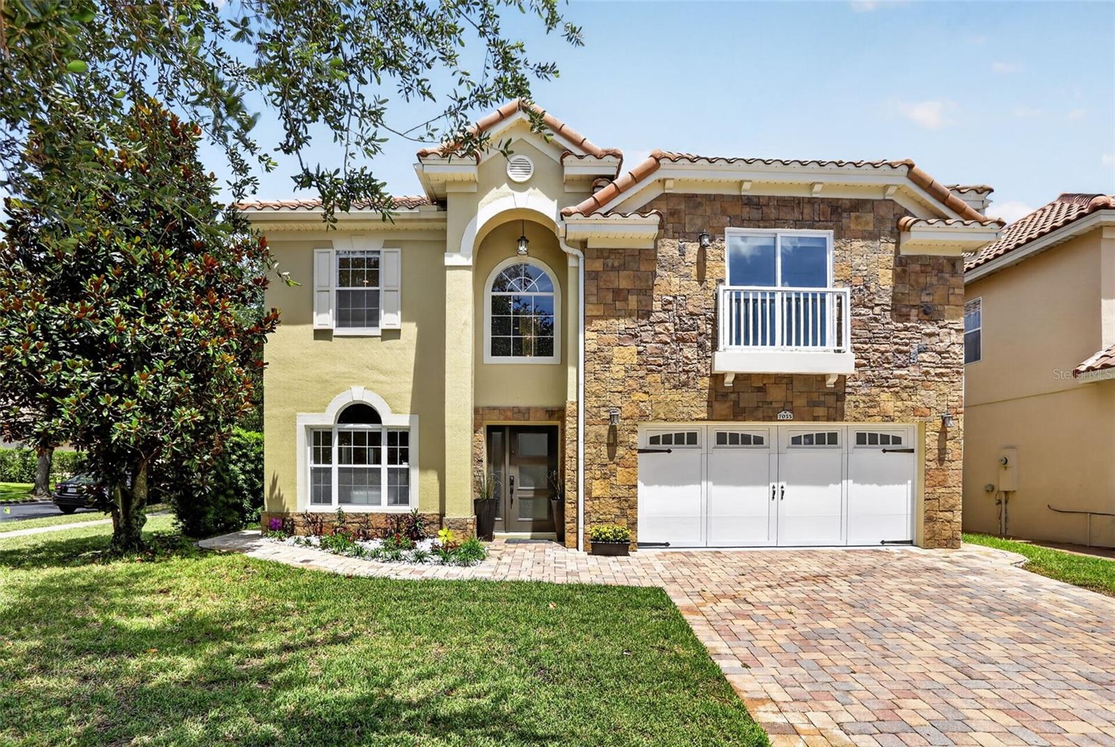 Experience upscale living in the highly desirable gated community of Toscana. This beautifully appointed  5 bedroom, 5.5 bathroom residence offers over 3,000 sqft of elegant living space designed for comfort, entertaining, and everyday luxury. Setp inside to discover an open-concept floor plan filled with natural light, marble flooring, updated bathroom, and stylish stainless-steel stair railings. The home features four en-suite bedrooms, including a convenient first-floor suite, providing flexibility for multigenerational liviving or visiitng guests. The gourmet kitchen opens seamless to a covered lanai, private screened pool and spa, creating the perfet setting for relaxing or entertaining year-round. 
Addititionally the whole house has water filtration, the laundry room with a sink,  and includes pool maintenance and landscaping.
Located in the heart of Dr. Phillips, just minutes from restaurants row, Universal Studios, the mall at Millenia, top rated schools and major highways. Don't miss out to schedule a tour!