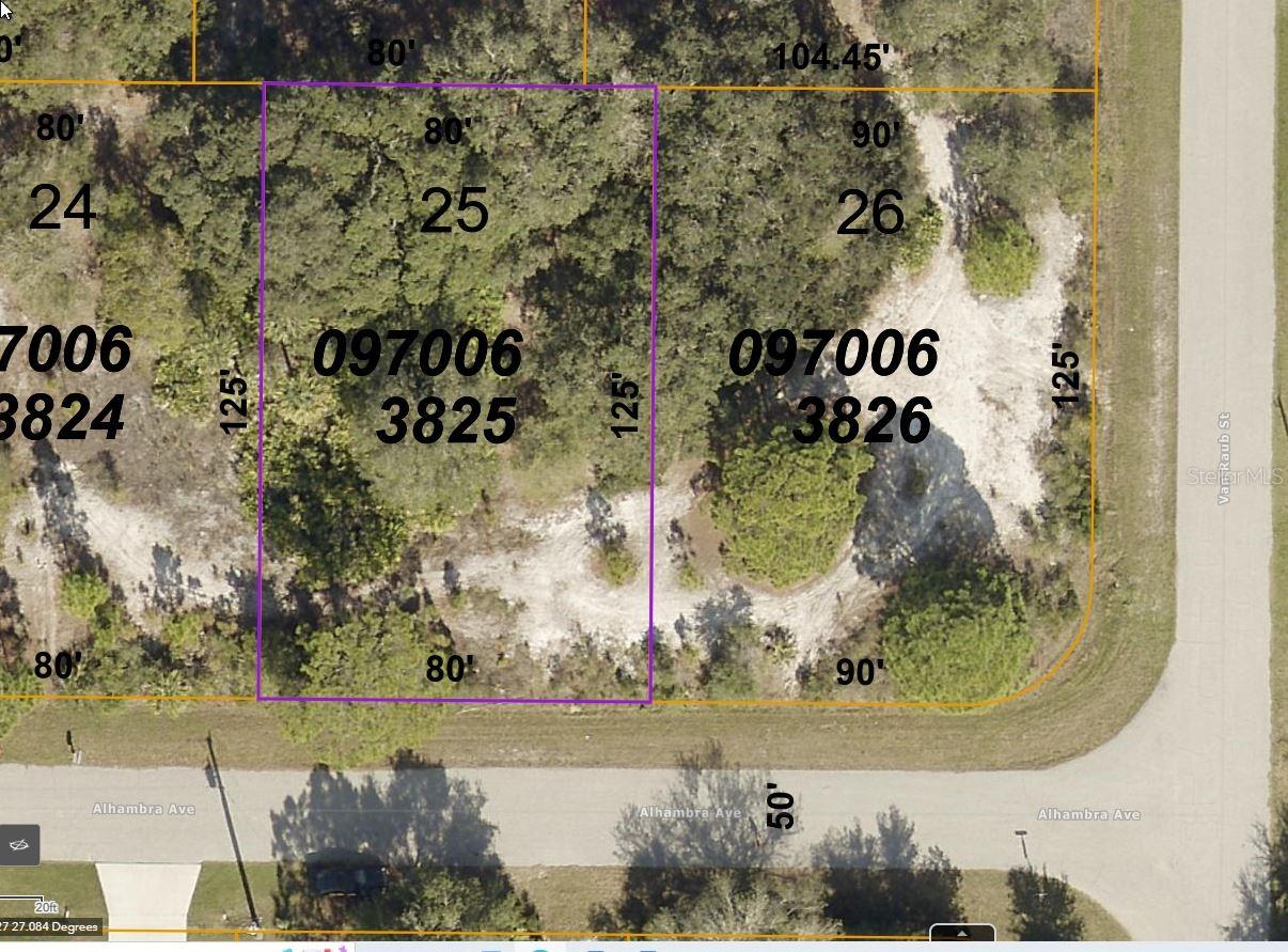 One of two standard size attached building lots that must be sold together allowing buyer options for construction.   Quiet area with new construction and several builders to choose from.  Short distance to shopping in North Port.  Excellent location for a growing family or that retirement home.