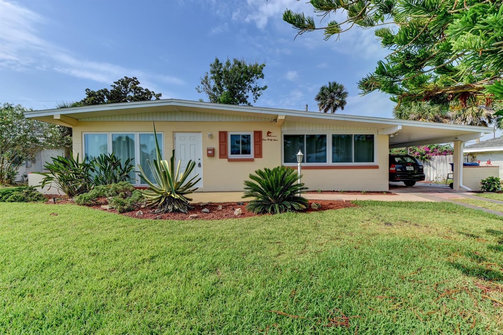 Total Renovation ! ! IMAGINE living beachside in a fabulous home with a pool! Total You have to come see this 2 bedroom 1 bath beach bungalow that has a brand new roof, exterior paint, new windows, and a total renovation. If you are looking for the best beachside has to offer, this may be it. It is just a short walk to the beach and shopping, perfect for quiet getaway weekends, family time at the beach, or just down sizing for a more simple life. This home may make a great Vacation rental/AirBnB. This home comes with a Home Warranty . ;Water: City