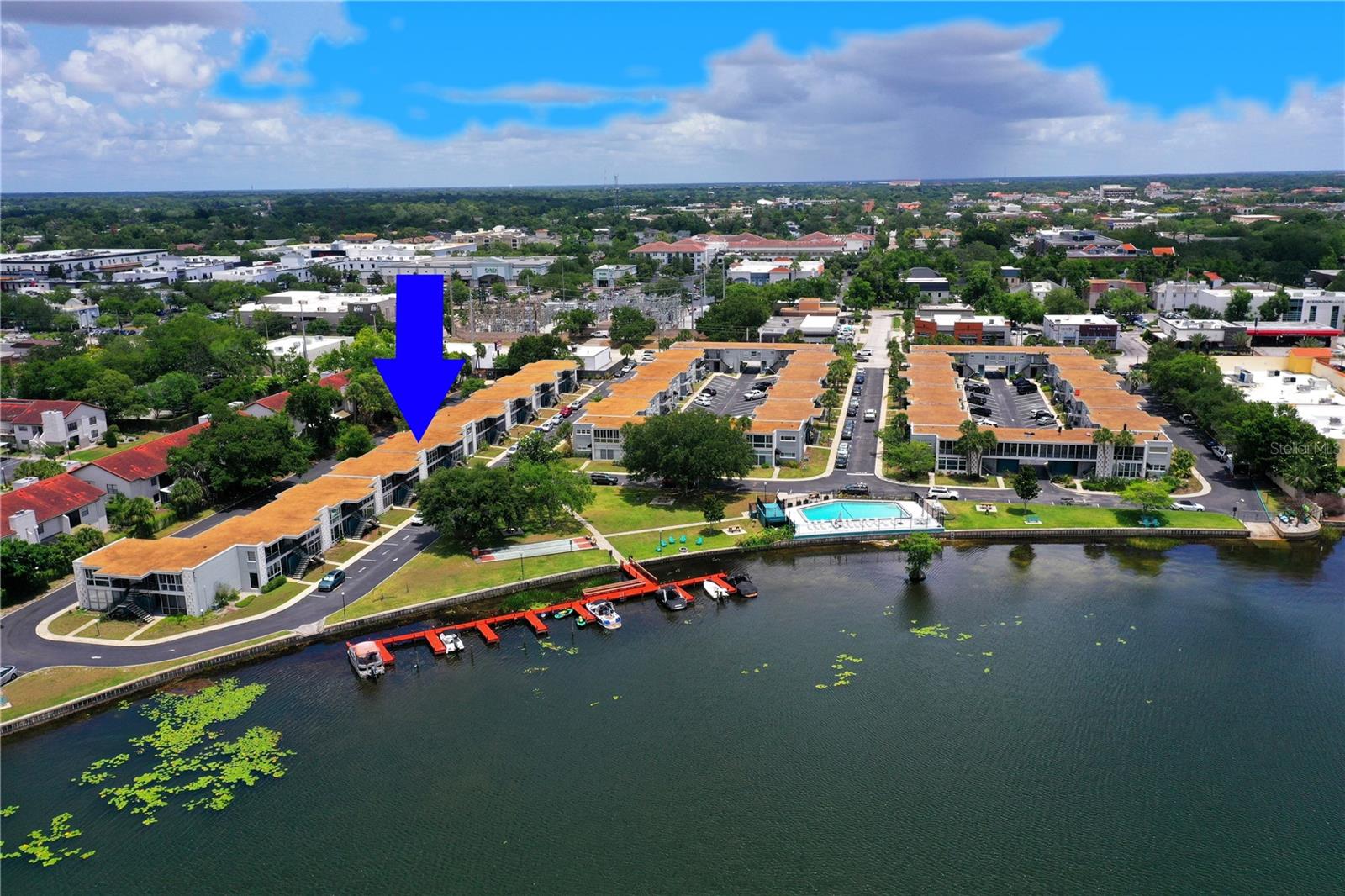 One or more photo(s) has been virtually staged. Welcome to Lake Killarney Living — where Winter Park charm meets everyday convenience.
Discover this beautifully appointed condo in the highly sought-after Lake Killarney Condo Community, perfectly positioned just steps from Winter Park Village, premier dining, boutique shopping, and the peaceful waters of Lake Killarney. This is low-maintenance, lock-and-leave living in one of Central Florida's most desirable lakefront communities.
Inside, the condo is thoughtfully updated for modern comfort. A brand-new kitchen shines with sleek quartz countertops, while polished terrazzo floors flow throughout — a timeless, low-maintenance finish that's as durable as it is beautiful. Efficient mini-split air conditioning serves both the living room and bedroom, delivering precise, zoned cooling through even the warmest Florida summers, and a generous walk-in closet offers the kind of storage that's rare in condo living.
Step outside to your private screened-in patio, the perfect spot for morning coffee, quiet evenings, or creating your own cozy outdoor retreat to unwind and enjoy the waterfront Florida sunset.
Residents enjoy an impressive list of community amenities, including a sparkling private pool, a fitness center, lush green spaces, and beautifully maintained grounds. Best of all, the community offers optional private access to Lake Killarney, ideal for launching boats, kayaks, and paddleboards, fishing, or simply taking in serene lakefront views and some of Central Florida's most stunning sunsets. Enjoy evening sunset strolls, a weekend on the water, a relaxing afternoon by the pool, or sunsets around the firepit on the lake.
With strong rental appeal, an unbeatable location, and timeless Winter Park charm, 151 N Orlando Ave #259 is an ideal choice for first-time buyers, downsizers, or investors seeking long-term value in a true lakefront community.
Schedule your private showing today and experience the lifestyle waiting for you at Lake Killarney.