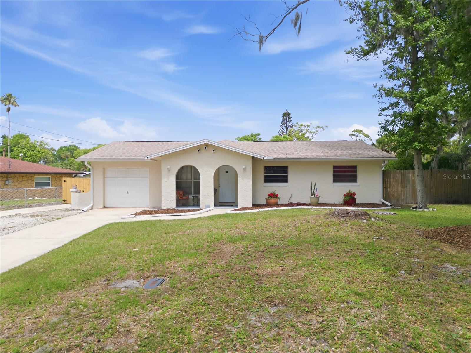 "BRING ALL OFFERS" 
Welcome to this 3 bedroom, 1.5 bathroom home nestled on a spacious corner lot in desirable South Daytona! This property has remained high and dry with NO HISTORY OF FLOODING, offering peace of mind year-round. Recent updates include a brand - NEW ROOF 2023, NEW GAS HOT WATER HEATER 4/2026, NEW STOVE 2025, NEW DISHWASHER 4/2026, NEW REFRIGERATOR 4/2026, giving you a solid head start on the essentials. the home features  a fenced yard, perfect for pets, play or outdoor entertaining. Bring all your toys-- there's an EXTRA LONG DRIVEWAY, with plenty of room for boats, RV's, trailers, or multiple vehicles. With it's great bones and generous lot size, this home is full of potential. Bring your ideas and make it your own! Weather your a first time buyer, investor, or someone looking for a project with an upside, this property is a fantastic opportunity in a convenient location close to shopping, dining and the beach. Don't miss out-- schedule your showing today.