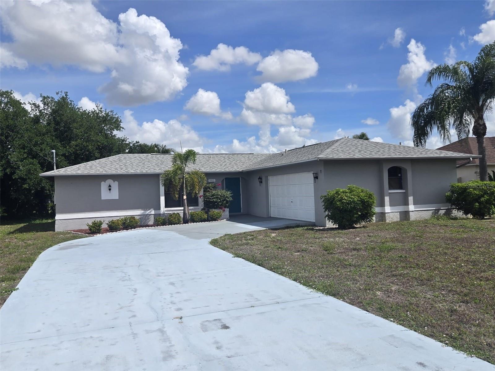 Beautiful 3 Bed 2 Bath with a screen-enclosed Lanai. Newly finished tile flooring throughout the house. NO HOA, close to Super Walmart and shopping center. Well-located, located in the highly desirable SE area of Cape Coral. New Roof, AC installed in 2020, new water heater installed in 2019. Come and see this well-kept 3-2 house with a large 2-car garage.