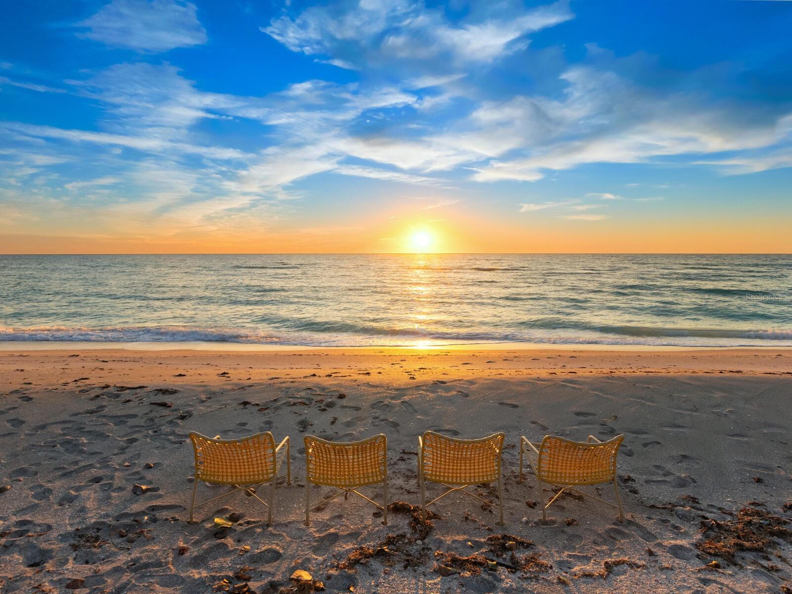 Nestled on the serene expanse of North Casey Key, this sprawling 1.5-acre Gulf-to-Bay estate presents an extraordinary opportunity to possess a slice of paradise. From its private white sand beach gracing the azure Gulf of Mexico to the tranquil bay waters, this property encapsulates the epitome of coastal living. Enveloped by majestic oaks and cedar trees, this sanctuary exudes an unblemished "Old Florida" charm, offering a private, idyllic retreat. The main house, a tastefully designed 2-bedroom, 2-bath contemporary dwelling built in the early 1970s, seamlessly blends with its surroundings. Its vintage allure captures breathtaking Gulf and Bay vistas from almost every room, boasting high ceilings, a sun-soaked courtyard, and abundant natural light, awaiting the personal touch of its next owner. Adjacent to the main residence, the 2-bedroom, 2-bath guest house crafted in 2002 complements the panoramic Gulf views with bamboo flooring and Bahama shutters. The ground floor features a versatile bonus room, a full bathroom, and an oversized two-car garage, offering convenience and space during renovations or new construction, as the value is in the land. Spanning over 500 feet in depth, this estate showcases 180 feet of pristine Gulf frontage with a private beach void of public access and approximately 100 feet on the bay. Delight in the newly installed private dock on the bay, offering a gateway to aquatic adventures. Life on the exclusive north end of Casey Key unfolds at a serene, enchanting pace, evident the moment one crosses the historic swing bridge. This Gulf-front haven transcends mere residence; it extends an invitation to immerse oneself in an exclusive island paradise reminiscent of the Caribbean. Imagine the soothing melodies of gentle waves, the allure of shell-strewn shores, playful dolphins frolicking against the canvas of stunning sunsets and starlit skies—a daily symphony of tranquility. For those yearning for a serene coastal lifestyle, this property beckons as a rare opportunity on one of Florida's most coveted barrier islands.
Casey Key, spanning 8 miles with winding roads and fewer than 400 single-family homes, embodies seclusion and prestige. Gulf-front owners claim their beaches up to the mean high-water line, ensuring unparalleled privacy. The island's intimate character is preserved, with construction limited to single-family homes. Conveniently situated north of the historic Blackburn Point swing bridge, accessibility to this enchanting island is effortless. Nearby amenities include golf courses, tennis facilities, upscale dining, shopping, medical services, and the nationally acclaimed Pine View School. For those seeking cultural indulgence, downtown Sarasota's vibrant scene is a mere 30-minute drive over the north bridge, offering entertainment, dining, and shopping. Venice Island's charming downtown beckons just 15 minutes away. Easy access to Interstate 75 and the region's private and commercial airports further enhances the convenience of this remarkable locale.
