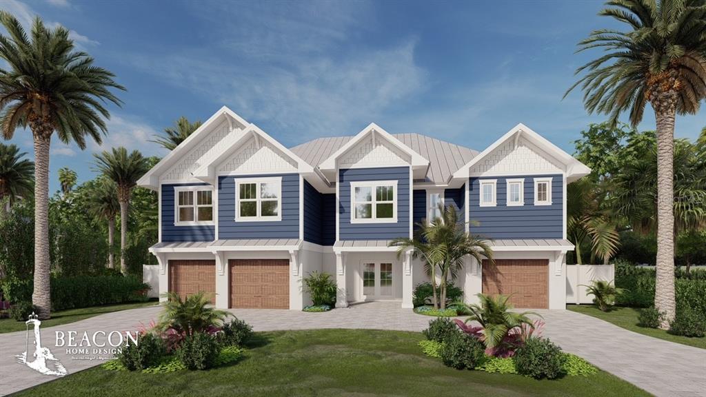 Under Construction. BRAND NEW CONSTRUCTION IN HOLMES BEACH NEXT TO SHOPS AND RESTAURANTS. THIS HOME WILL HAVE 4 BEDROOMS AND 4.5 BATHS AND AN OFFICE. FEATURES INCLUDE WOOD GRAIN TILE FLOORS, QUARTZ COUNTERTOPS, VAULTED CEILINGS, SOLID WOOD CABINETS, IMPACT DOORS AND WINDOWS, SLIDERS IN LIVING ROOM, 8' DOORS, METAL ROOF, OVERSIZED 3 CAR GARAGE, LARGE HEATED POOL AND SPA SURROUNDED WITH TROPICAL LANDSCAPING. IT IS CONVENIENTLY LOCATED CLOSE TO THE BUSINESS DISTRICT IN HOLMES BEACH WITH OVER 10 RESTAURANTS AND SHOPS WITHIN WALKING DISTANCE.  THERE IS ALSO A SKATE PARK, DOG PARK, TENNIS COURTS, BOCCI COURTS, AND BASKETBALL COURTS, ALL IN THE CITY FIELD ACROSS THE STREET.  THIS WILL MAKE THE PERFECT SECOND HOME AND VACATION RENTAL WITH GREAT RENTAL POTENTIAL.