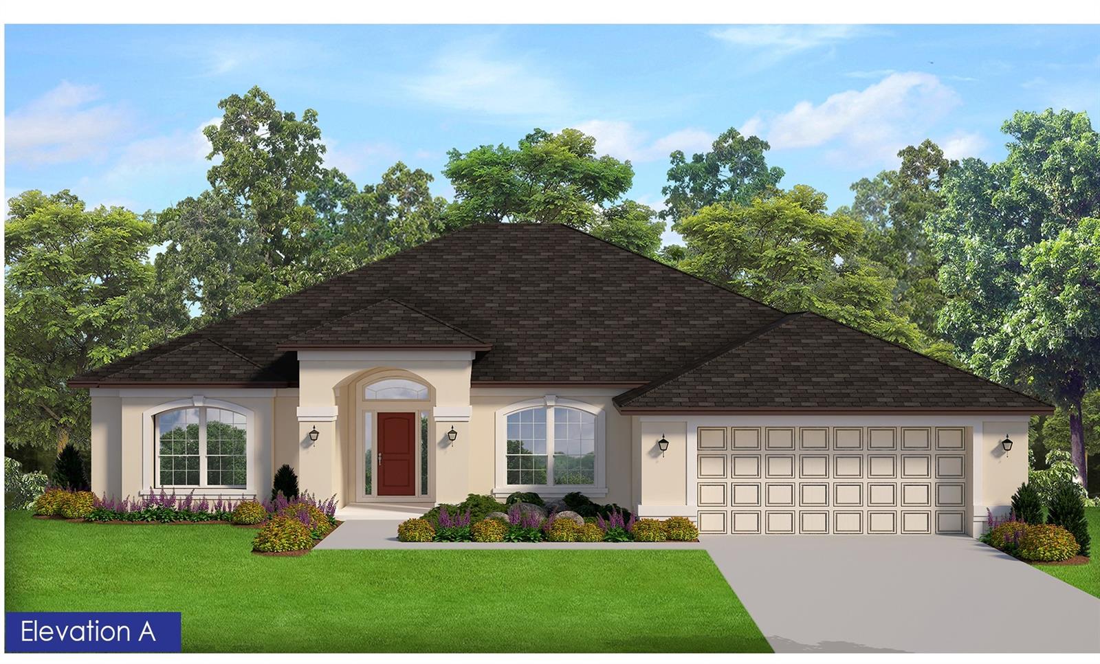 Under Construction. Under Construction. Welcome to this magnificent new construction home- 4 bedrooms, two baths with a large family room, formal dining room AND living room that can easily be turned into a den/office/flex space to suit your needs. Nestled in a vibrant North Port area, this home provides ample room for you, your family, and your guests to enjoy.  Vaulted ceilings give this house spaciousness and an airy feel, creating a sense of grandeur in the living area, and allowing the natural light to make the space feel even larger and more inviting. Ceramic plank tile flooring throughout except in the bedrooms, designer LED recessed lighting, 36' upper cabinets with crown molding, Laminate countertops in the kitchen and baths, stainless steel appliances, double pane insulated tilt-in sash windows for energy efficiency. A spacious 3-car garage with garage door openers included! This property also comes with a 10-year structural warranty for peace of mind. Only $1000 down to secure this home today AND the builder pays most closing costs with the use of a preferred lender!
