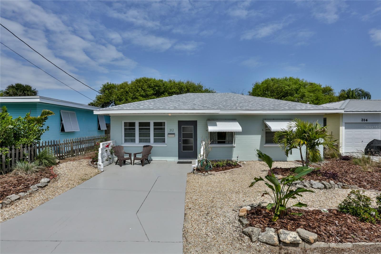 LOCATION, LOCATION, LOCATION!!!THE NSB BEACH LIFESTYLE AWAITS YOU AND YOUR FAMILY IN YOUR LIKE NEW BEACHSIDE CHARMER! Your family will appreciate the perfect location and all the comforts in this newly remodeled 3 bedroom one and a half bath beachside charmer. Bring the bikes, fishing rods, kayaks, paddle boards, and golf cart so you can experience all of New Smyrna's finest activities. Just steps to the beach and located 1 block from Flagler Avenue where you can find some of NSB's finest restaurants, shopping, and local attractions. Make this home a perfect second home, vacation property for those Endless Summers, downsizing from your larger home, or family starter in paradise. This hidden gem offers you an amazing opportunity to finally have your beachside retreat and at an amazing price. For your peace of mind, the solid concrete block construction and the 2019 new roof and fully remodeled Kitchen and floors, outside hot and cold shower, and much more make this home move-in ready. The oversized fenced yard offer opportunities for all of your backyard dreams to come true. Whether you desire a swimming pool, summer kitchen, workshop, playhouse for the kids, OR ALL of the above there is plenty of room on your 95 foot deep lot. COME EXPERIENCE THE NSB LIFESTYLE THAT YOU HAVE ALWAYS DREAMED OF AT 312 FLORIDA AVE. ;Water: City