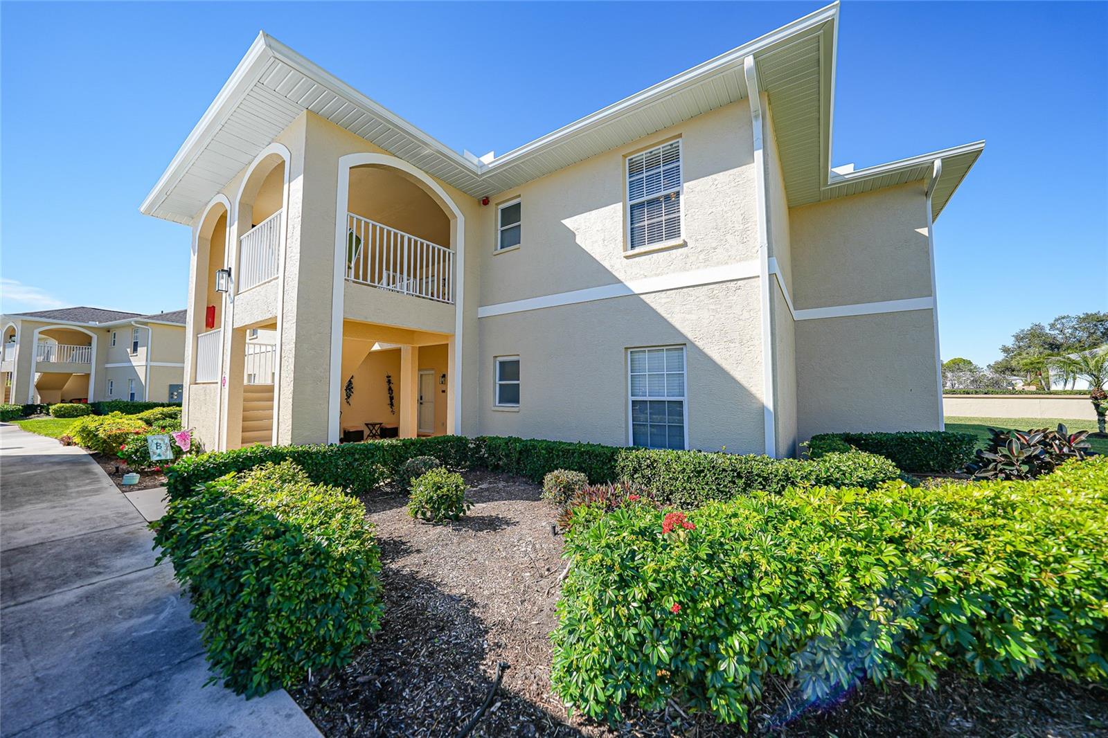 Virtually Staged. Welcome to easy, maintenance-free living in The Linkside at Sabal Trace, one of North Port’s most desirable condominium communities. This well-kept unit offers a comfortable and functional layout that’s ideal for full-time residents, seasonal owners, or investors looking for a solid property in a prime location.

Inside, the condo features a bright and open living and dining area that flows effortlessly into the kitchen, creating a welcoming space for everyday living or entertaining. The kitchen offers ample cabinet and counter space, making it both practical and inviting. The split bedroom layout provides added privacy, with a spacious primary suite that includes an ensuite bathroom and generous closet space, while the second bedroom and bath are perfect for guests or a home office. A private balcony adds extra living space and is the perfect spot to relax and enjoy Florida’s warm breezes.

The Colony at Sabal Trace is a gated community known for its beautifully maintained grounds and resort-style amenities, including a clubhouse and swimming pool. The HOA provides peace of mind by handling exterior maintenance and common areas, allowing you to enjoy a truly low-stress lifestyle. Located close to shopping, dining, medical facilities, golf courses, and just a short drive to Gulf Coast beaches, this condo offers both convenience and comfort in the heart of North Port.

Whether you’re looking to downsize, escape the cold winters, or invest in a well-located Florida property, this Sabal Trace condo delivers value, lifestyle, and location all in one.