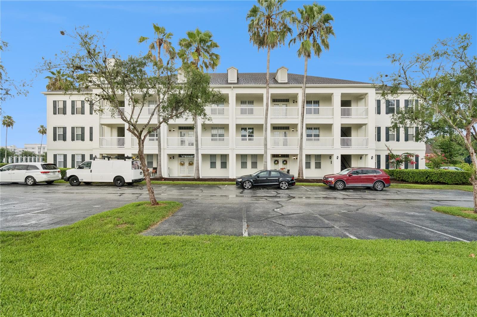 PRICED TO SELL! Welcome to Siena At Celebration!  This 1-bedroom, 1-bath condo is located in the highly desirable community of Celebration offering 792 SF of thoughtfully designed living space.  The condo features a bright and open floor plan with spacious living room, dining room and kitchen combo layout as well as a primary bedroom with a large walk-in closet, a full-size laundry room and a private balcony—perfect for enjoying Florida's year-round sunshine.  The condo is located on the third floor, so no neighbors above! Recent improvements HVAC replacement in 2018, new French doors in 2023 (a $7,000 investment), updated stainless steel oven for the kitchen and front load washer and dryer for the laundry room. The option for furnishings to convey make this an exceptional opportunity for a full-time residence, seasonal retreat or investment property. The building received a new roof in 2022 and was recently repainted, further enhancing the community's appeal.Residents of Siena At Celebration enjoy access to outstanding amenities, including a resort-style swimming pool, fitness center, playground, and clubhouse. Ownership also includes access to Celebration's extensive recreational offerings, featuring multiple community pools, parks, sports courts, dog parks, and miles of picturesque walking and biking trails. Ideally situated just moments from Celebration's vibrant downtown area, you'll enjoy easy access to dining, shopping, entertainment, community events, and golf. Major roadways including I-4 and US-192 are nearby, providing convenient access to Orlando's attractions, theme parks, and Orlando International Airport. Don't miss this opportunity to own in one of Central Florida's most sought-after communities.