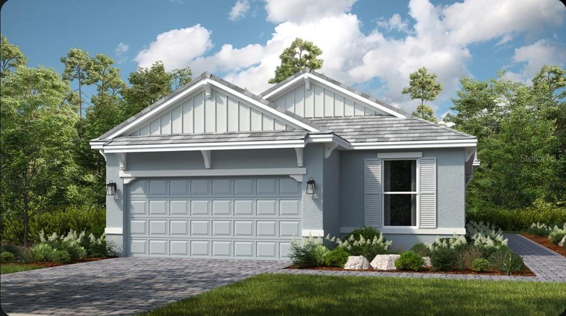 Under Construction. What's Special: No Rear Neighbors | Oversized Garage | Popular Plan. New Construction - September Completion! Built by America's Most Trusted Home Builder. Welcome to the Arezzo at 14509 Derna Terrace in Esplanade at Azario Lakewood Ranch! This beautifully designed home has an open layout where the great room flows effortlessly into the dining area and well-appointed kitchen. The kitchen stands out with quartz countertops, a stainless-steel apron front sink, and pendant lights above the breakfast bar, creating a stylish and functional centerpiece. The private primary suite is tucked away at the back of the home near the covered lanai and screened patio, while two secondary bedrooms and a dedicated study provide flexible living space. Additional Highlights Include: tray ceiling pkg, 8' interior doors, double pocket doors at study, whole house impact windows, 4' garage extension, additional sink at bath 2, pre-plumb for future laundry sink, outdoor kitchen rough-in, upgraded kitchen cabinets, soft close drawers and doors, extended flooring to primary suite and closet, crown molding, and upgraded interior paint. Photos are for representative purposes only. MLS#A4699690 Resort-Style Living in Esplanade at Azario Lakewood Ranch, the perfect blend of relaxation and recreation! Enjoy the heated resort-style pool, state-of-the-art fitness center, and energizing aerobics classes. For outdoor enthusiasts, there are pickleball courts, scenic trails, Vitality Park, and if golf is your game, you'll love Esplanade's 18-hole championship course! Unwind with a facial massage or by the fire pit after a workout. Exclusive amenities like a Wellness Center, Culinary Center, and sports courts ensure there's something for everyone, whether you want to stay active or relax in style.