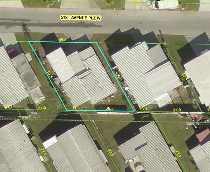 Possibilities abound! This lot is located close to 5th St with a bus stop nearby and only four streets from the community pool and clubhouse. The existing structure can be removed and a new unit put in place or, renovated and transformed into a home with updated amenities. The choice is yours to make. Centrally located between 53rd Ave W and Cortez, there is quick access to shopping, medical facilities and anything else you will need. Floridana is a very desirable NON-age restricted park and a great place to live. The possibilities are endless and only constrained by your imagination.