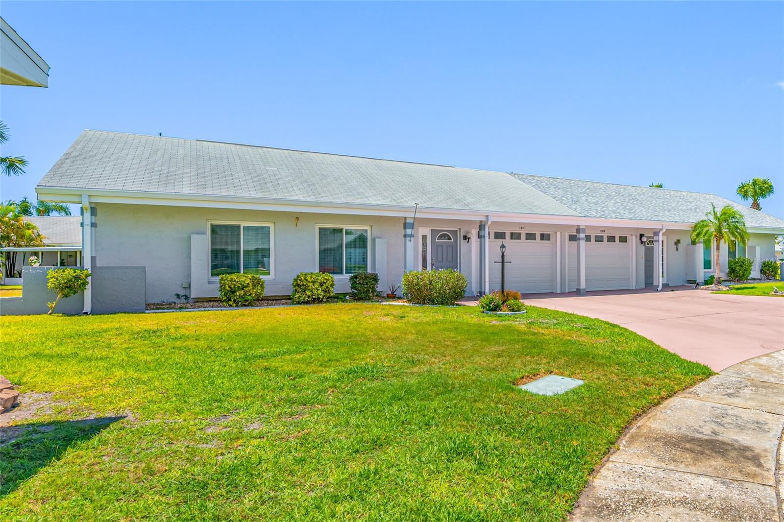 Live Your Best Florida Life in Sun City Center! This beautifully updated 2-bedroom, 1.5-bath end-unit villa with a one-car garage offers comfort, convenience, and truly carefree living in one of Florida’s premier 55+ communities. Thoughtfully upgraded and move-in ready, the home blends modern style with relaxed Florida charm. A bright, open layout features LVP flooring throughout. The renovated kitchen (2021) includes Maple wood cabinetry, quartz countertops, and stainless-steel appliances—ideal for everyday cooking or a quiet morning coffee. Both bathrooms have been refreshed with modern vanities, and the primary bath now features a stylish walk-in shower. 
Recent improvements add peace of mind: • New A/C (2024) with UV light and transferable maintenance contract • New hot water heater (2024) • Fresh exterior paint (2024) • Impact windows & double insulated sliding glass doors (2021) • Covered, screened-in back porch perfect for relaxing or entertaining. 
Enjoy cost-efficient living with ground maintenance included, along with all the perks of the Sun City Center lifestyle. Residents have access to an impressive selection of amenities—clubhouses, fitness center, swimming pools, and a wide range of activities including pickleball, tennis, lawn bowling, volleyball, and horseshoes. It’s a vibrant, active community where something fun is always happening. With low-maintenance living and major updates already completed, this villa offers worry-free comfort at its best. Experience Florida living the way it was meant to be—easy, active, and full of sunshine.