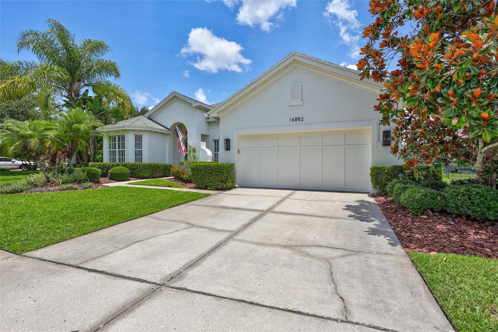 Fantastic one-story home in A++ community of Waterchase. Come discover Waterchase Wonderland with its full-activities director, movie nights, music festivals, summer camps and so much more!!! The home is situated on a VERY friendly block, SAFE for the little ones to learn riding their bikes and roam around with their friends. Elegant, open and spacious floor plan with 4 bedrooms, 3 baths and an office. Bedrooms are located in 3 separate wings providing privacy for the family residents and guests. Kitchen with plenty of counter space and solid wood cabinets - open and perfect for family evening and holiday gatherings.  The kitchen has been updated - white cabinetry and modern one-level island.  Large windows make it light and bright!  The home has been lovingly maintained by the meticulous owners. Outdoors oasis with open and covered spaces around the pool decl. Screened lanai and pavers. Huge fenced-in yard. Come, fall in love, make it your home.