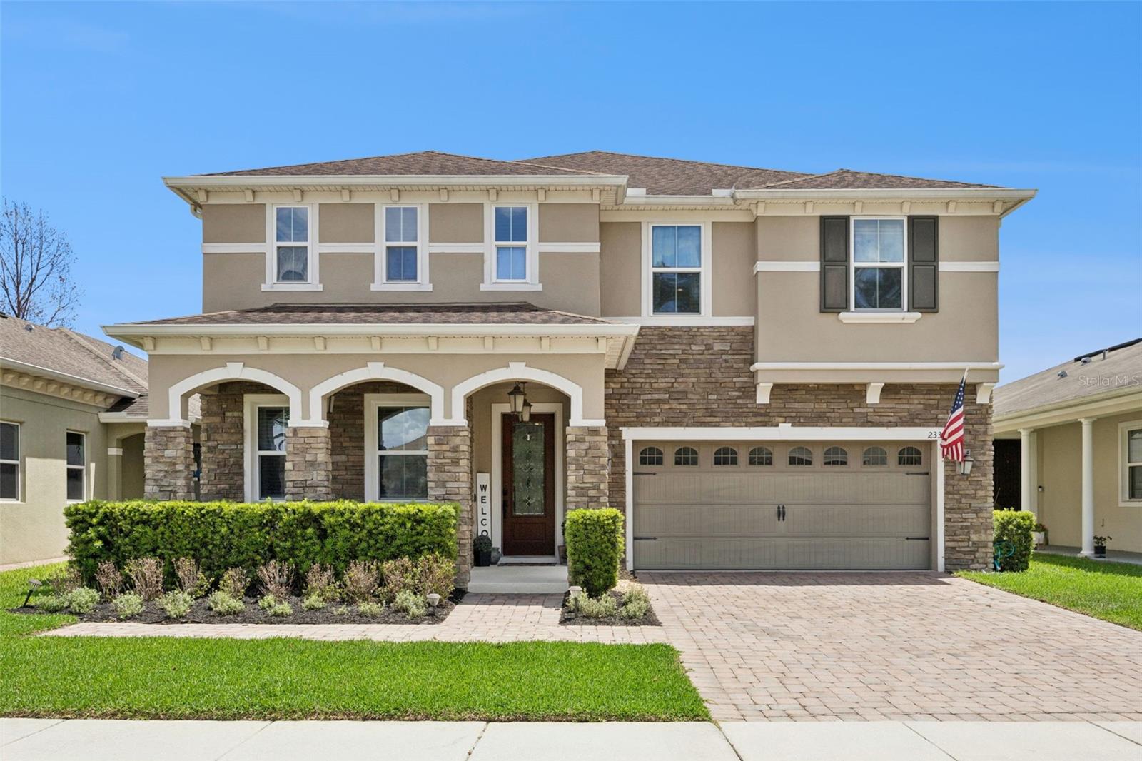 Welcome to 2331 Avellino Ave, a stunning 5-bedroom, 3-bathroom estate situated in the highly desirable, master-planned community of Avellino. Perfect as a primary residence for a growing family or a high-yield opportunity for savvy investors, this spacious home offers an ideal blend of luxury, convenience, and functionality. The open-concept living spaces transition seamlessly to your own private backyard paradise, featuring a pristine, fully screened-in pool that is perfect for soaking up the sunshine, entertaining guests, or relaxing after a long day without any hassle.  Nestled within a vibrant neighborhood, residents of Avellino enjoy access to fantastic community amenities. This prime location places you just minutes from world-class Central Florida attractions, the Lake Nona Town Center, top-rated schools, and an array of premier dining and shopping destinations. Whether you are looking for a place to call home or a lucrative property to add to your real estate portfolio, this Avellino gem offers an unmatched lifestyle and long-term value.