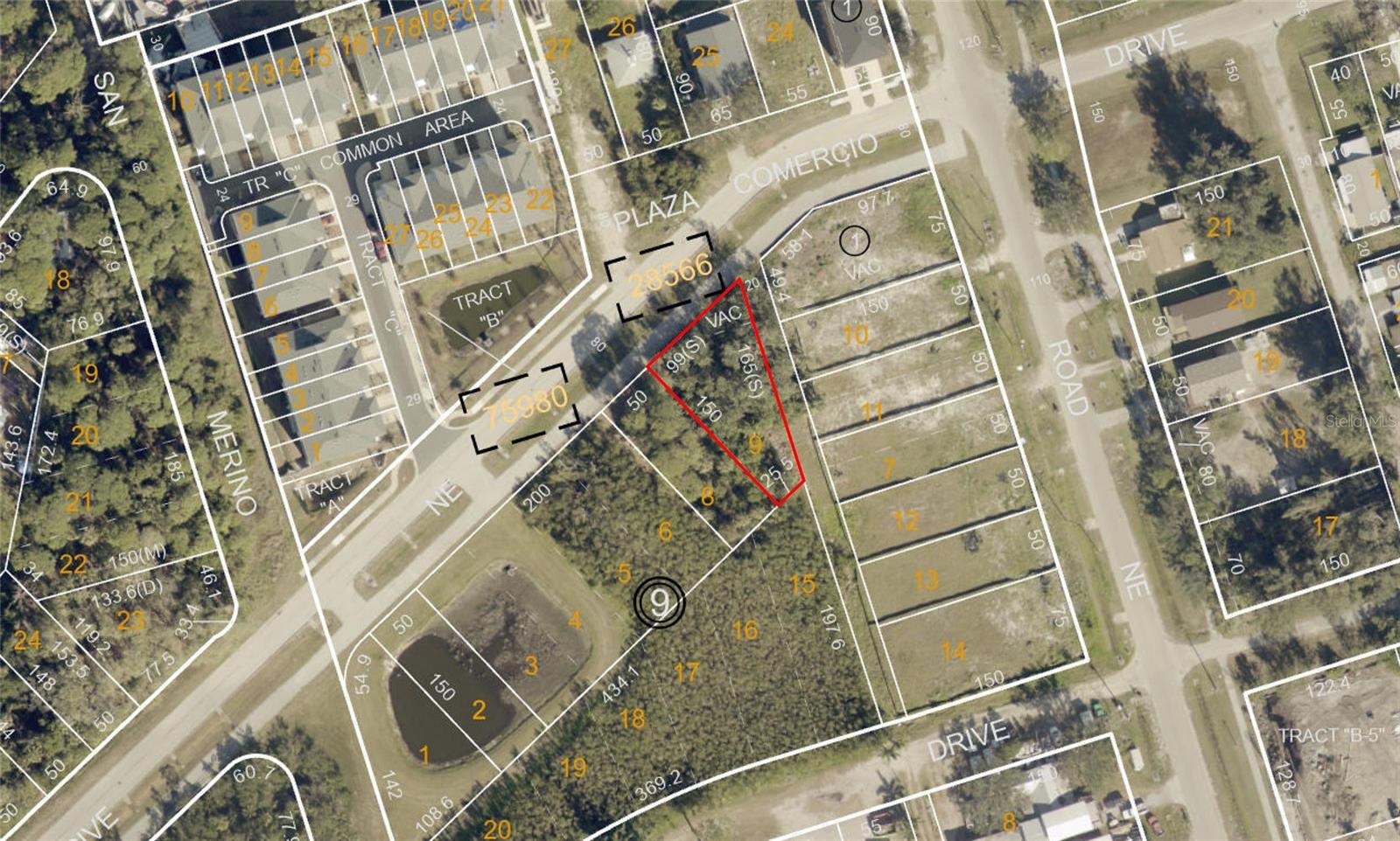 Vacant lot on Savona Dr NE with St. Petersburg mailing address, located in unincorporated Pinellas County from public records. County records show vacant residential use, R-4 zoning, RU future land use, flood zone AE, and evacuation zone A. Legal description includes Lot 9 together with a vacated portion of Savona Dr from public record. Adjacent parcel may also be available. Buyer to verify zoning, land use, setbacks, lot-of-record status, access, utilities, flood/elevation requirements, impact fees, and buildability with Pinellas County and all applicable agencies.