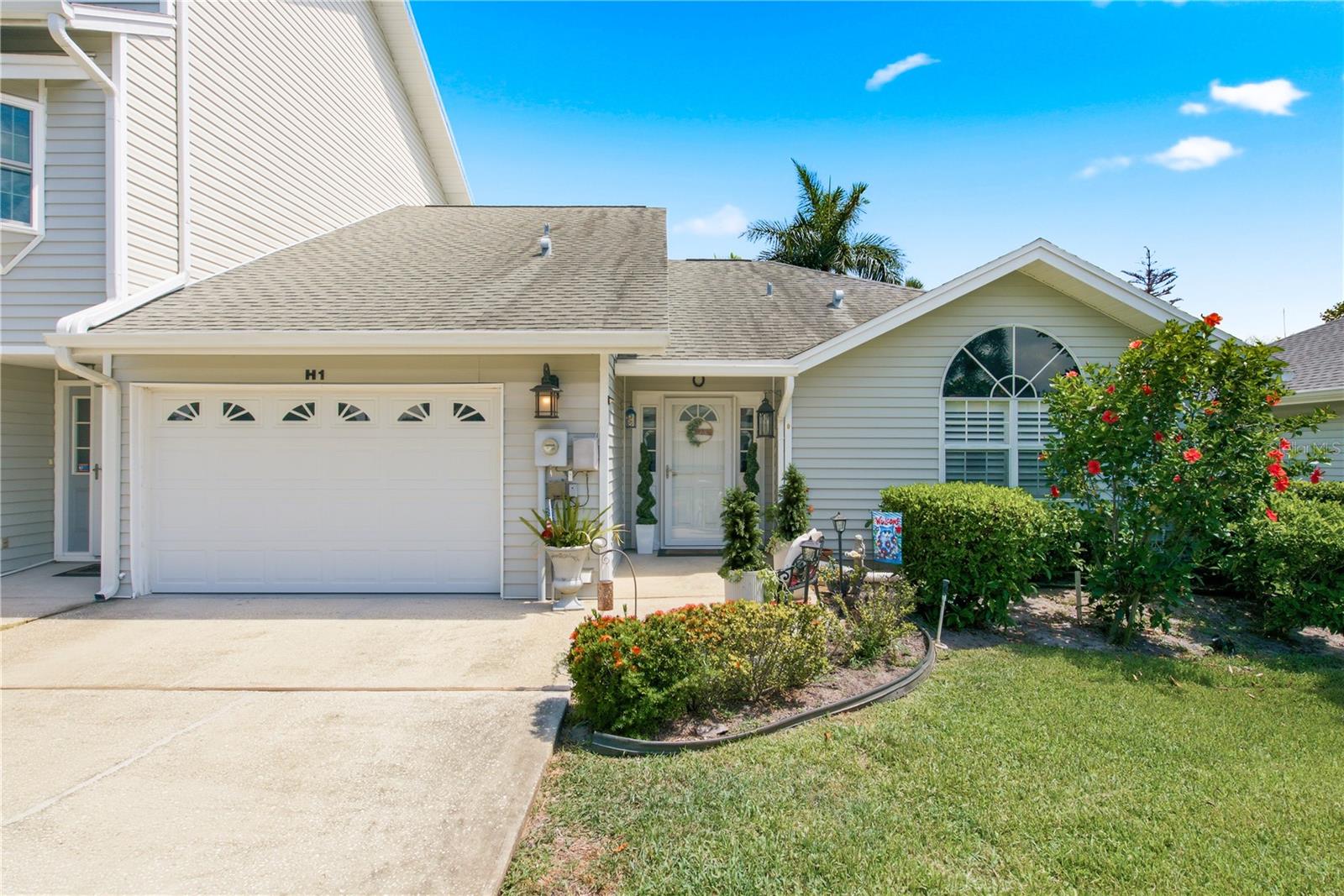 ONE MILE TO INDIAN ROCKS BEACH- FLOOD ZONE X. MOVE IN, TURN-KEY, EFFORTLESS LIVING READY! This exceptionally maintained 2 bedroom, 2 bath, end unit residence with a Florida room and an attached garage offers refined coastal living.

This beautiful villa has recently undergone a 4-point inspection, a comprehensive home inspection, and a wind mitigation inspection. To help reduce a buyer's out-of-pocket expenses, the seller is happy to share these reports. Any minor items identified during the inspections have already been addressed and corrected.

Since purchasing the home in 2017, the owner has made numerous improvements and updates. Most notably, in 2025 the electrical panel, HVAC system, and water heater were replaced. Additional upgrades include a new primary bathroom vanity and a stackable washer and dryer, providing added value and peace of mind for the next owner.  

The HOA-maintained community provides effortless living with a community pool just steps from the front door. The HOA maintains the exterior of the home (roof & siding) as well as provides high speed internet and premium cable package, landscaping, insurance, and escrow. Set in a quaint, quiet, and golf-cart-friendly neighborhood, the home also enjoys the rare advantage of being OUTSIDE OF A FLOOD ZONE. While remaining quietly tucked away by mature landscaping the community is within walking distance to the beach, shopping, dining and more —a sophisticated retreat where elevated design meets effortless Florida living.