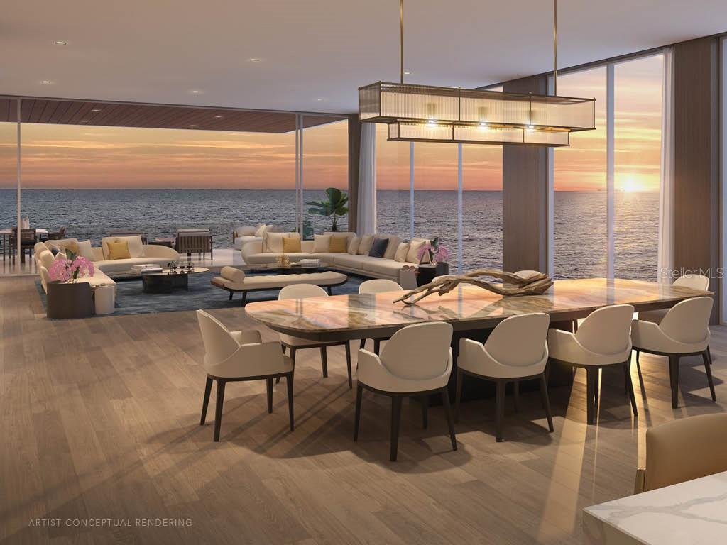 Pre-Construction. To be built. Nestled within more than 3 acres of Longboat Key’s pristine landscape, Sage Longboat Key Residences is an incredible oasis of new development that caters to the discerning tastes of the fortunate few. A single building will comprise only 16 exclusive residences, each exceeding 4,000 air-conditioned square feet. Additional living space flows onto expansive balconies that offer unobstructed views of both the Gulf of Mexico and Sarasota Bay. 

Thoughtful integration of every premium appointment is the hallmark of Sage, from advanced Smart Home technology to discreet personal service that delivers the height of lifestyle and wellness amenities alongside full-time security. The magnificently secluded property includes a modern wellness center, saltwater pool with attendant, private cabanas, an exclusive club lounge, and landscaped paths and gardens that invite meditation and exploration. Residents enjoy exclusive direct access to 260 feet of white sand beach with waterside attendants to cater to every comfort. From private elevator access and keyless entry, each residence opens to an elegant foyer with custom 8-foot Italian doors. Floor-to-ceiling windows and sliders complement soaring 11-foot ceilings and open living spaces for seamless flow and breathtaking views. Overlooking spacious dining and living areas, chic kitchens include custom concealed Italian cabinetry, stainless finishes and premium Wolf and Sub-Zero appliances. Gas range, double wall ovens, side-by-side refrigerator, wet bar with ice maker and an additional summer kitchen on the balcony are perfect for entertaining on any scale. Each master suite features private balcony access, a spacious walk-in closet, soaking tub and dual sinks. In-unit laundry includes high capacity washer and dryer. Wood flooring, recessed LED lighting, and pre-configured Smart Home technology throughout. Private two-car garage with optional lifts are designated for each residence. Beyond the luxurious modern design, residents are offered the opportunity for customization, fully tailoring the finishes and features to individual tastes. 

Sage LBK harmonizes the lush natural setting of Longboat Key with modern aesthetic and function to create the ultimate in residential luxury.