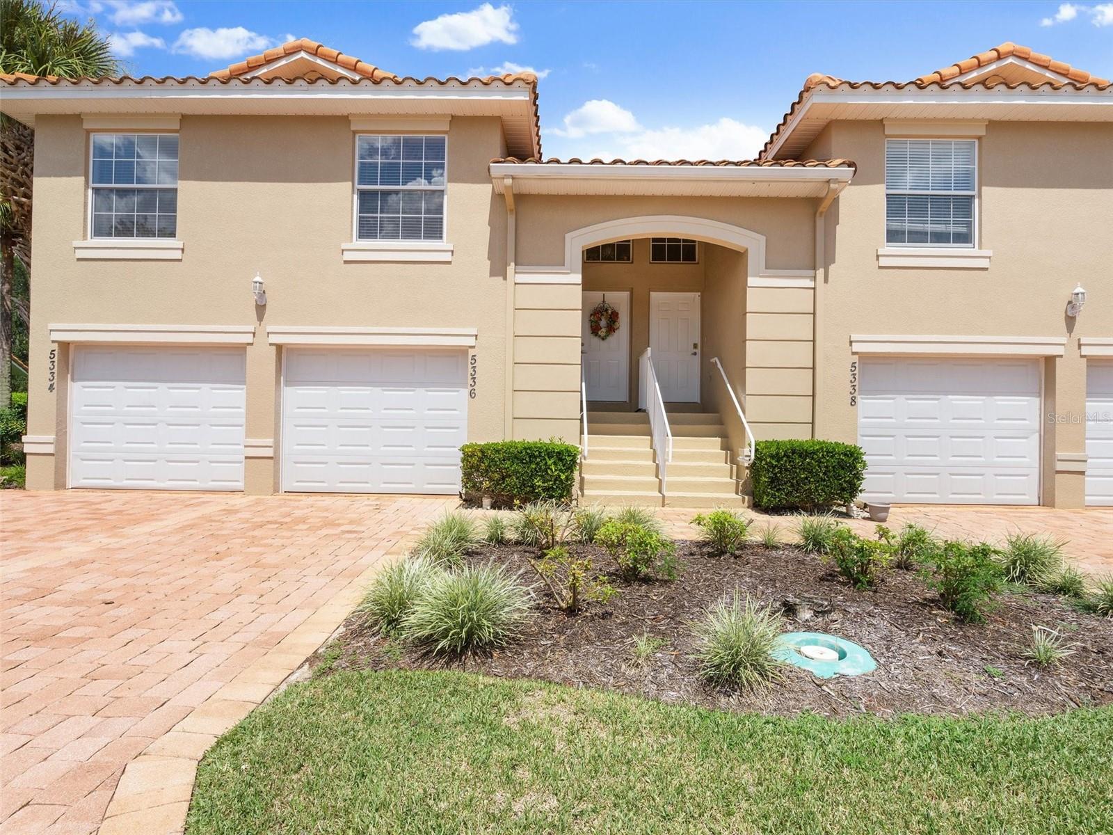 ENJOY LOW MAINTENANCE LIVING in this 3 bedroom (3rd bedroom doesn't have a closet), 2 bathroom condo that is located on the second floor of the quiet and highly desirable neighborhood of LAKESIDE LANDINGS. As you walk upstairs, you'll immediately notice the spacious and open floor plan, which is perfect for entertaining or just relaxing with family and friends. The living room is large and welcoming, with plenty of room for comfortable seating and a dining area. It also has large sliding glass doors that bring in lots of natural light and leads out the balcony which is perfect for enjoying your morning coffee or beautiful Florida sunsets. In the kitchen, you'll find plenty of cabinets and counter space, stainless steel appliances and a breakfast bar for extra seating. The master bedroom also has sliding glass doors leading out to the lanai and includes an en-suite bathroom, complete with a walk-in shower and a spacious vanity. The other two bedrooms share a second full bathroom, which also includes a tub and shower. The home also has a NEWER A/C UNIT! The Lakeside Landings community is a prime location on the west central edge of The Villages, offering residents convenient access to all the shopping and entertainment that the area has to offer. Lakeside Landings is just a short distance from I75 and the Florida Turnpike, making it easy to get to other destinations. One of the great benefits of living in the Lakeside Landings community is the comprehensive HOA coverage that is included in the monthly fees. The HOA covers irrigation, lawn and garden care, as well as access to the community's impressive 13,000-square-foot clubhouse. The clubhouse features a fitness center, billiards and card room, library, banquet hall and dance floor, stage, and catering kitchen. Residents can enjoy the community's resort-style pools, spa, cabana, putting green, and tennis and pickle-ball courts. Don't miss out on this opportunity to own a spacious and comfortable condo in a great location! Schedule your showing today!
